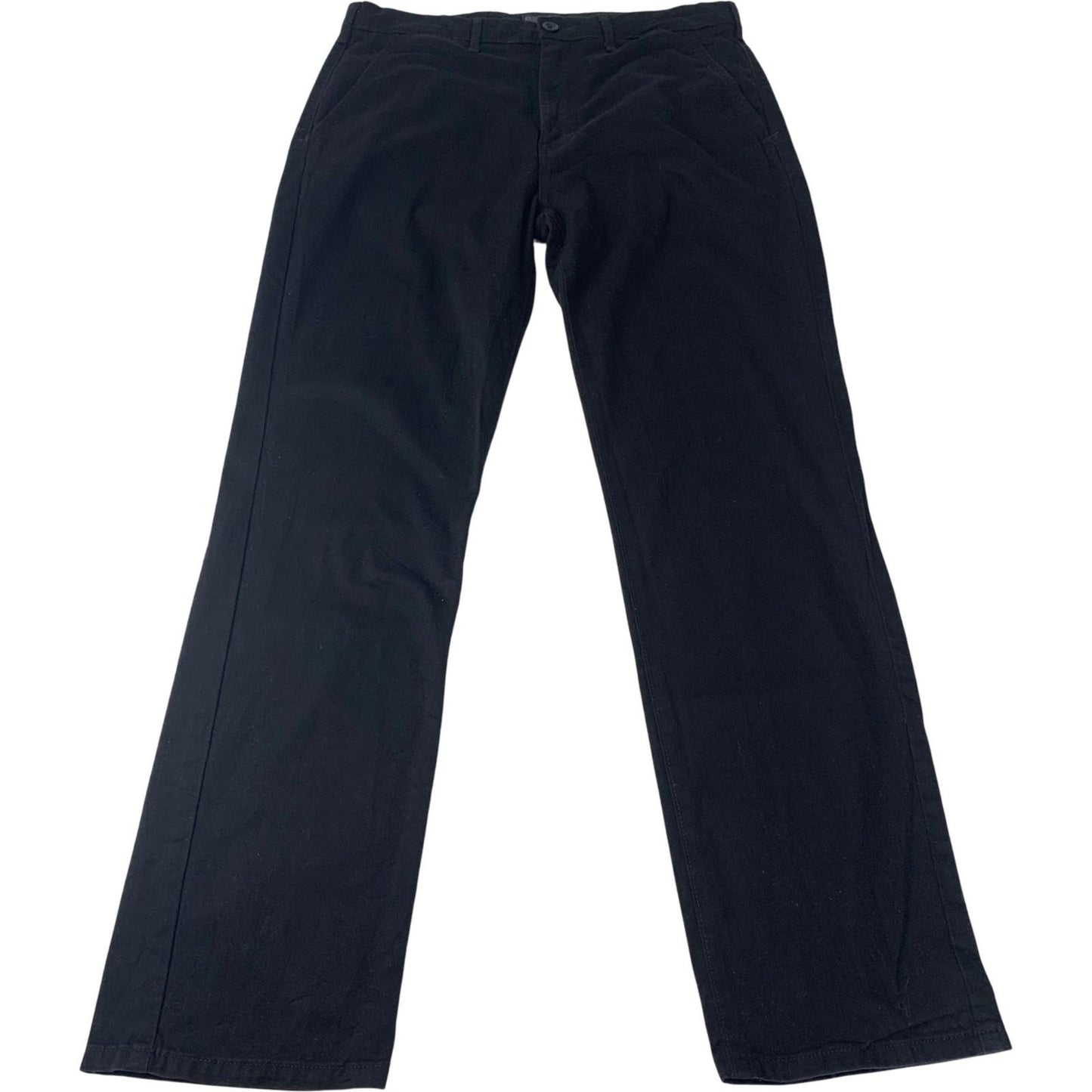 Levi's Chino Trousers Straight Black Button Fly Mens W32 L32