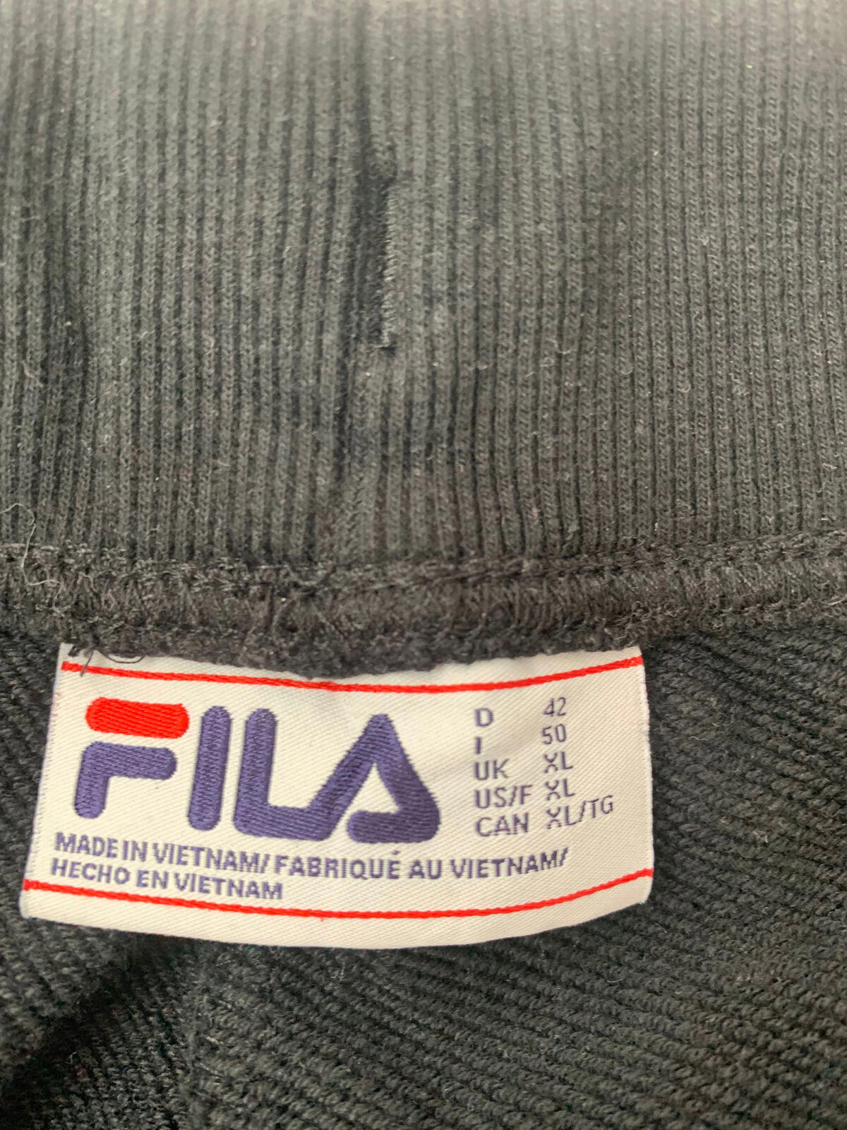 Women’s FILA Jogging Bottoms / Black / XL / Joggers / Sweatpants