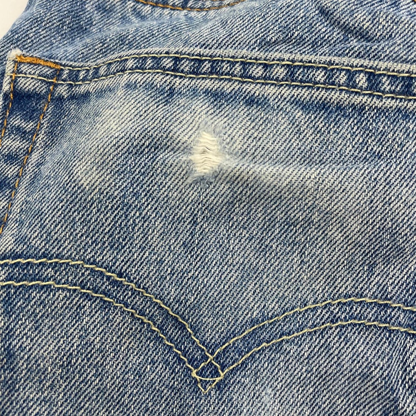 Levi's 505 Jeans Straight Classic Denim Blue Mens W33 L30