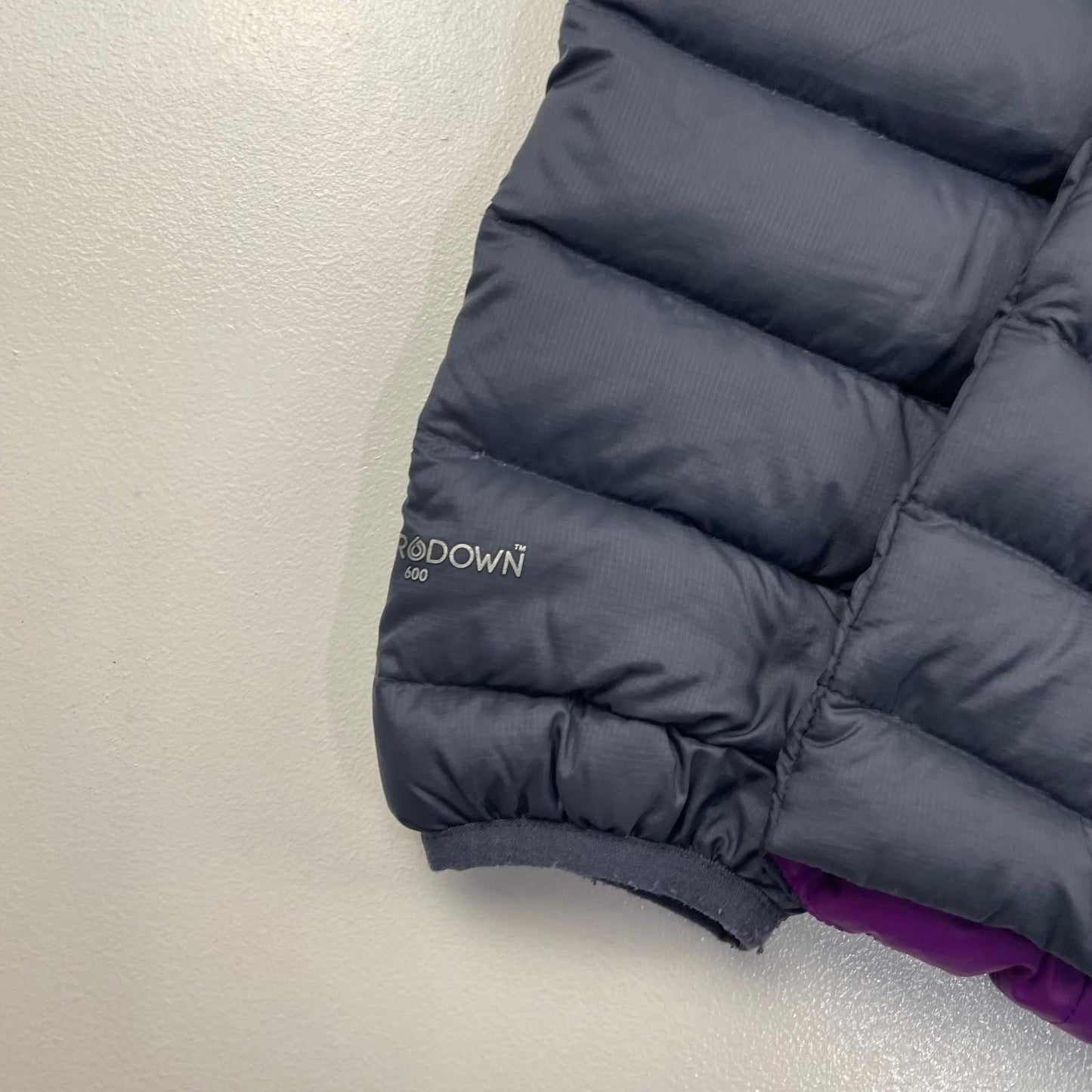 Berghaus Hydrodown Jacket Puffer Quilted Outdoor Grey Purple Womens UK 12