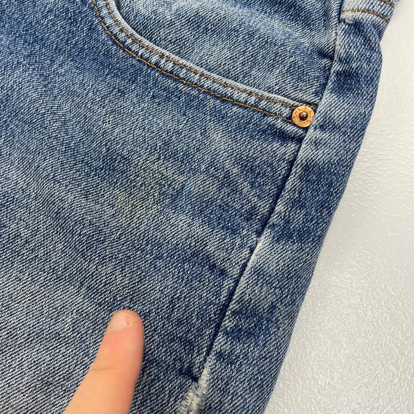 Levi's 501 Jeans Classic Straight Fit Vintage Blue Denim Men's W33 L32