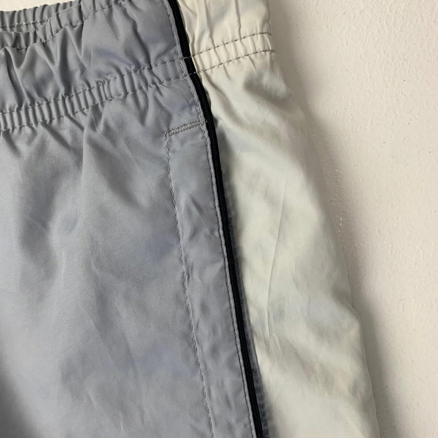 NIKE Athletic Dept Swim Shorts Grey Black Contrast Mens Size L