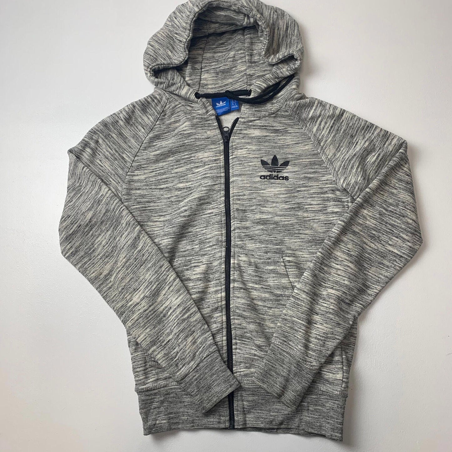 Women’s ADIDAS Full Zip Hoodie / Grey / UK6 /XS
