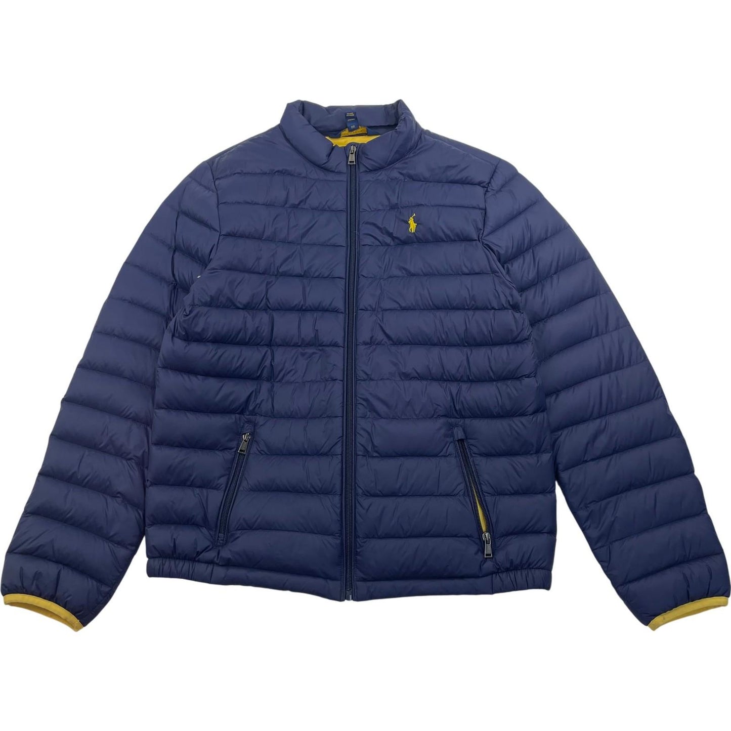 Polo Ralph Lauren Puffer Jacket Quilted Zip Blue Boys XL