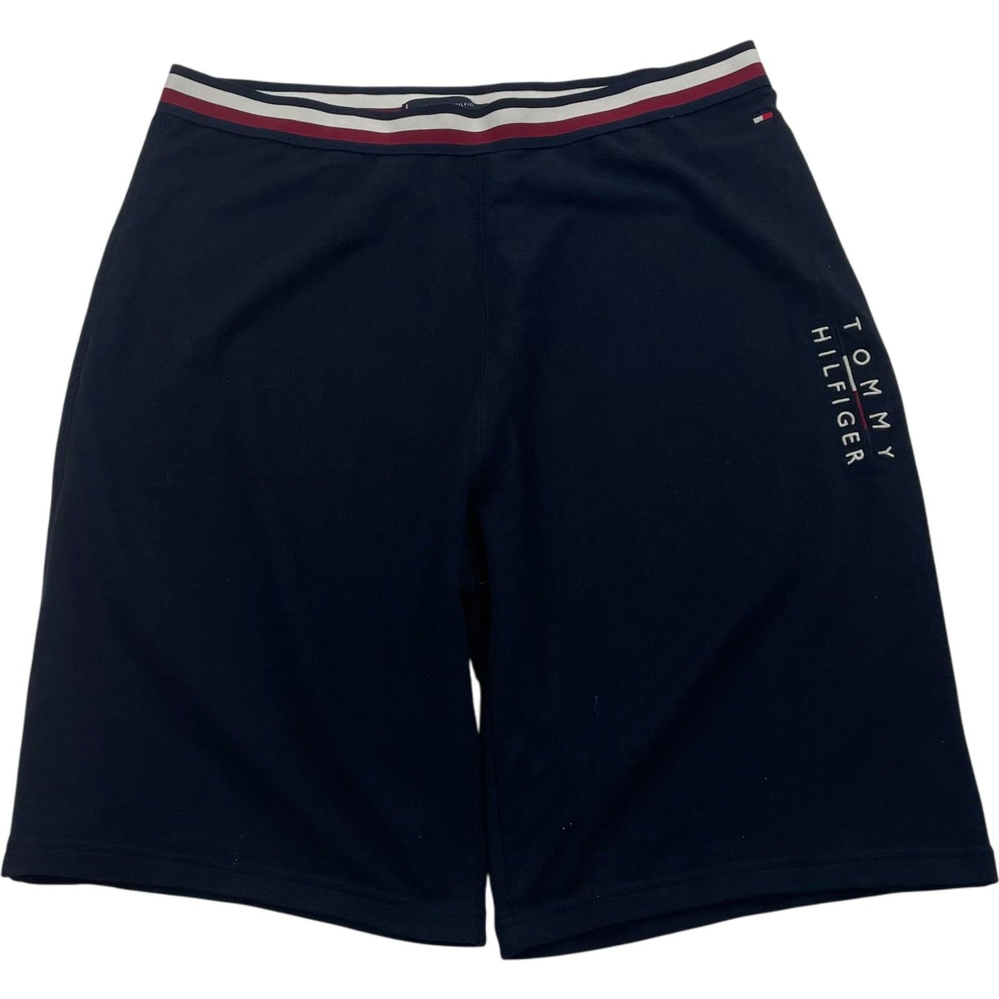 Tommy Hilfiger Shorts Logo Navy Blue Elastic Waist Mens M