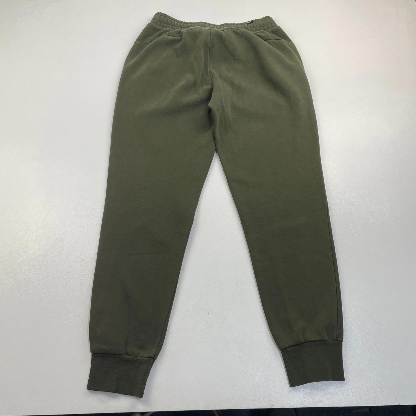 Puma Jogger Sweatpants Casual Olive Green Mens Small S