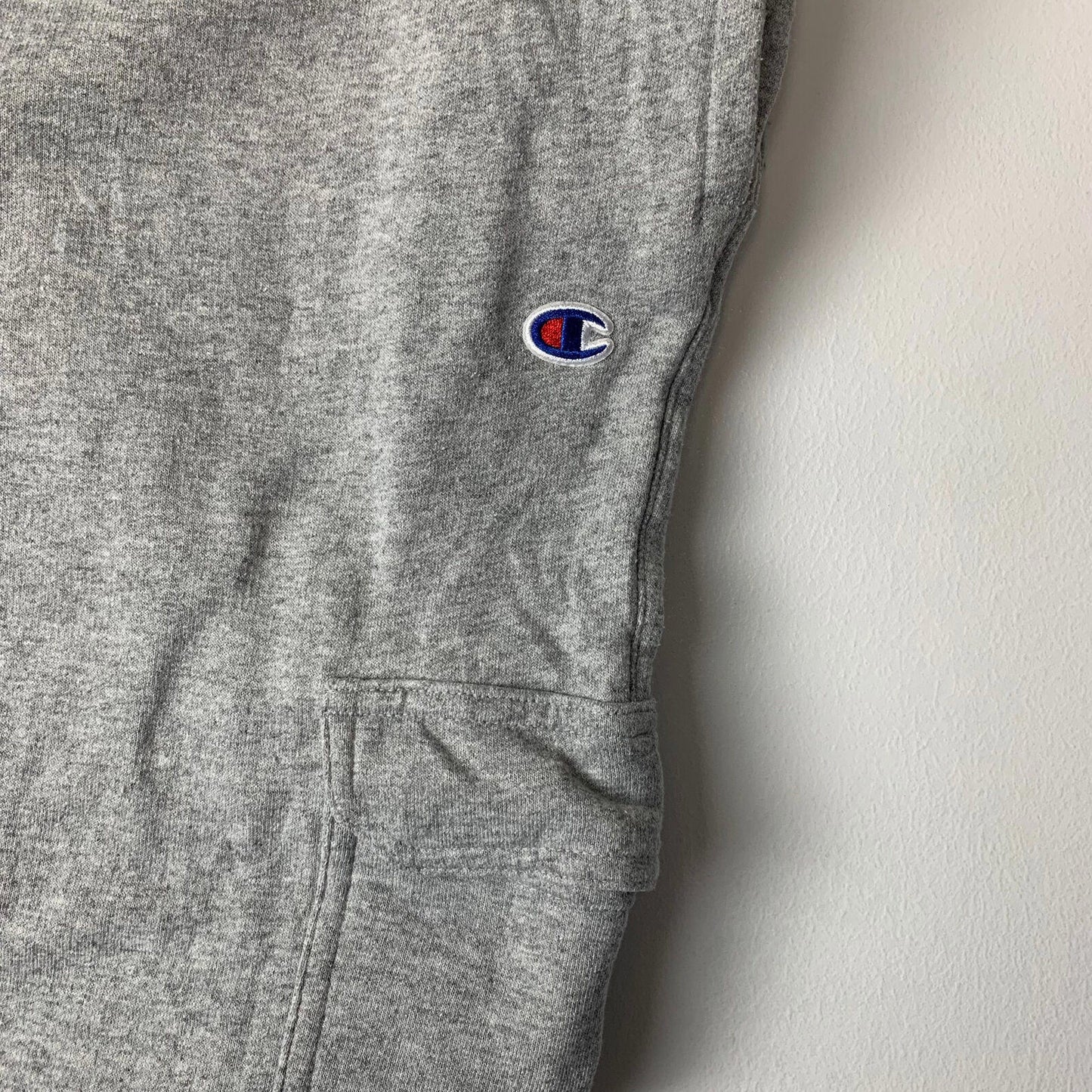 Men’s CHAMPION Cargo Jogging Bottoms / Grey / Small / Joggers