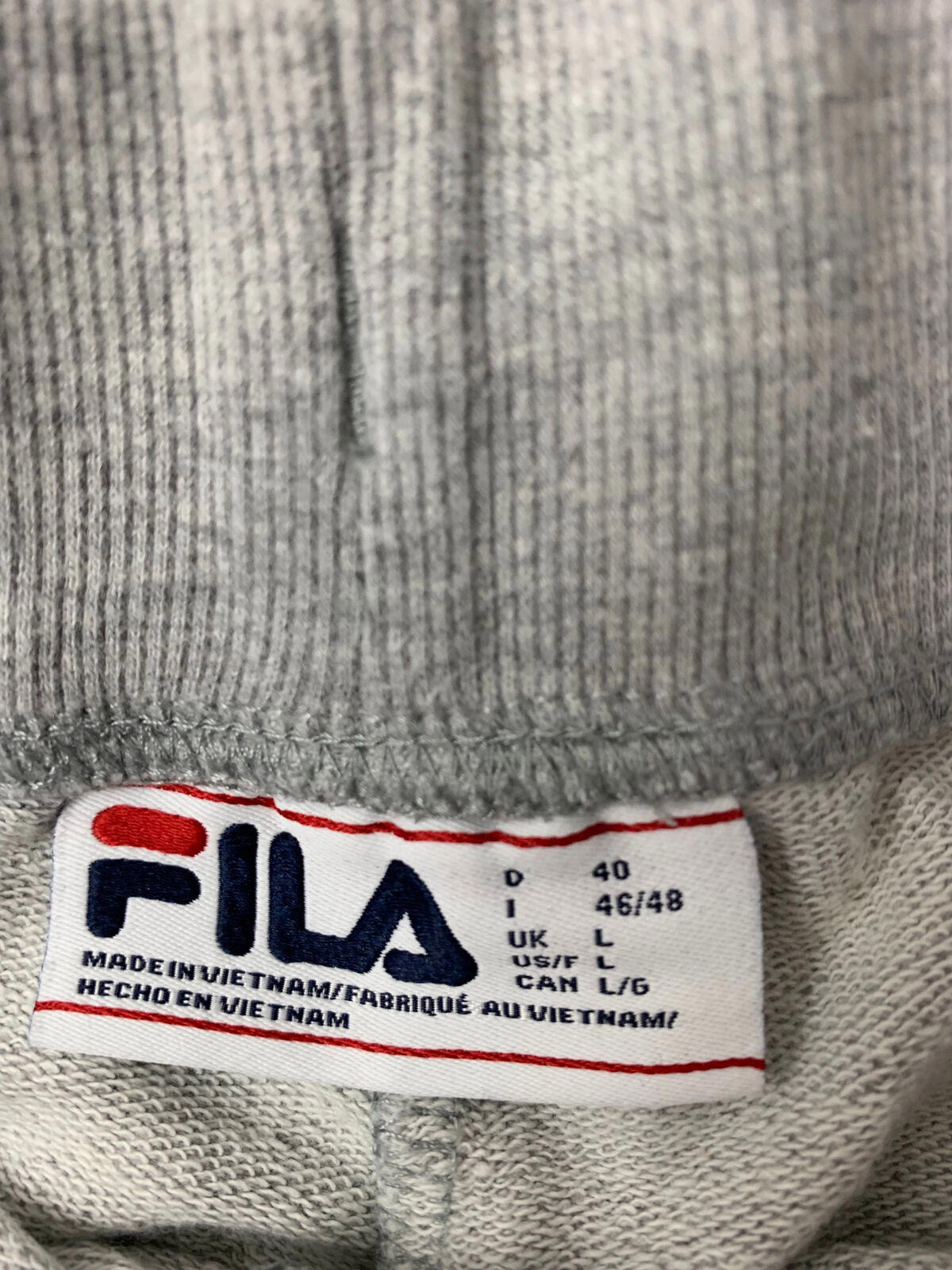 Women’s FILA Loose Fit Jogging Bottoms / Grey / Large / Joggers