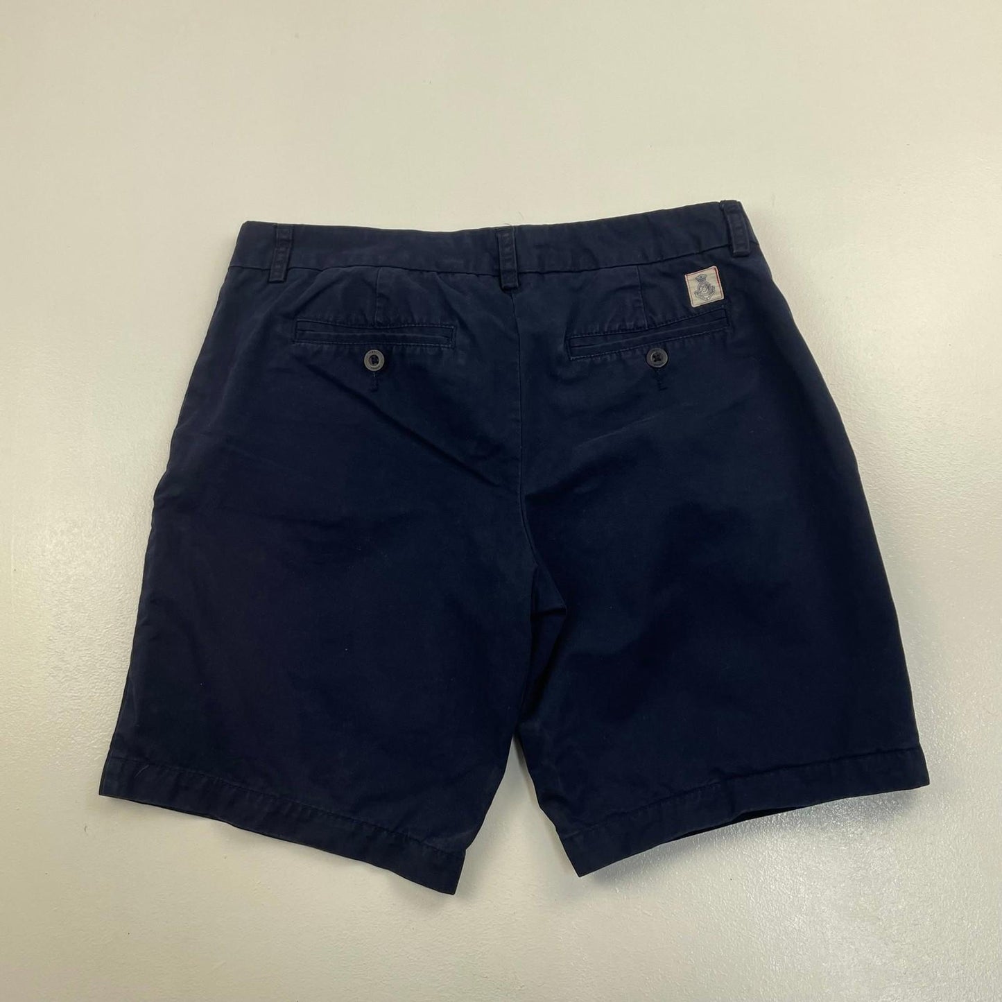 Tommy Hilfiger Chino Shorts Casual Navy Women UK 10
