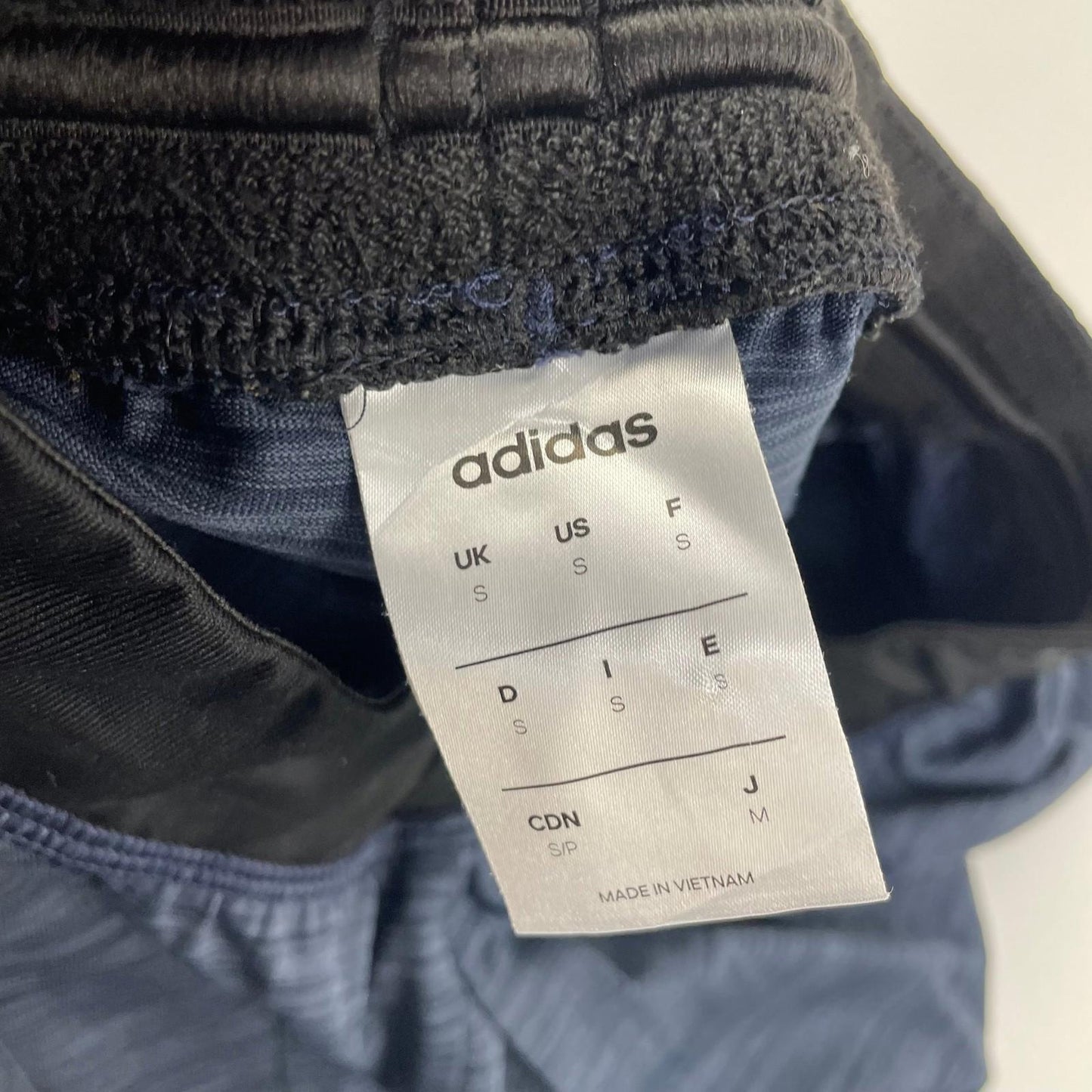 ADIDAS Climalite Activewear Shorts Elastic Waist Blue Mens UK S