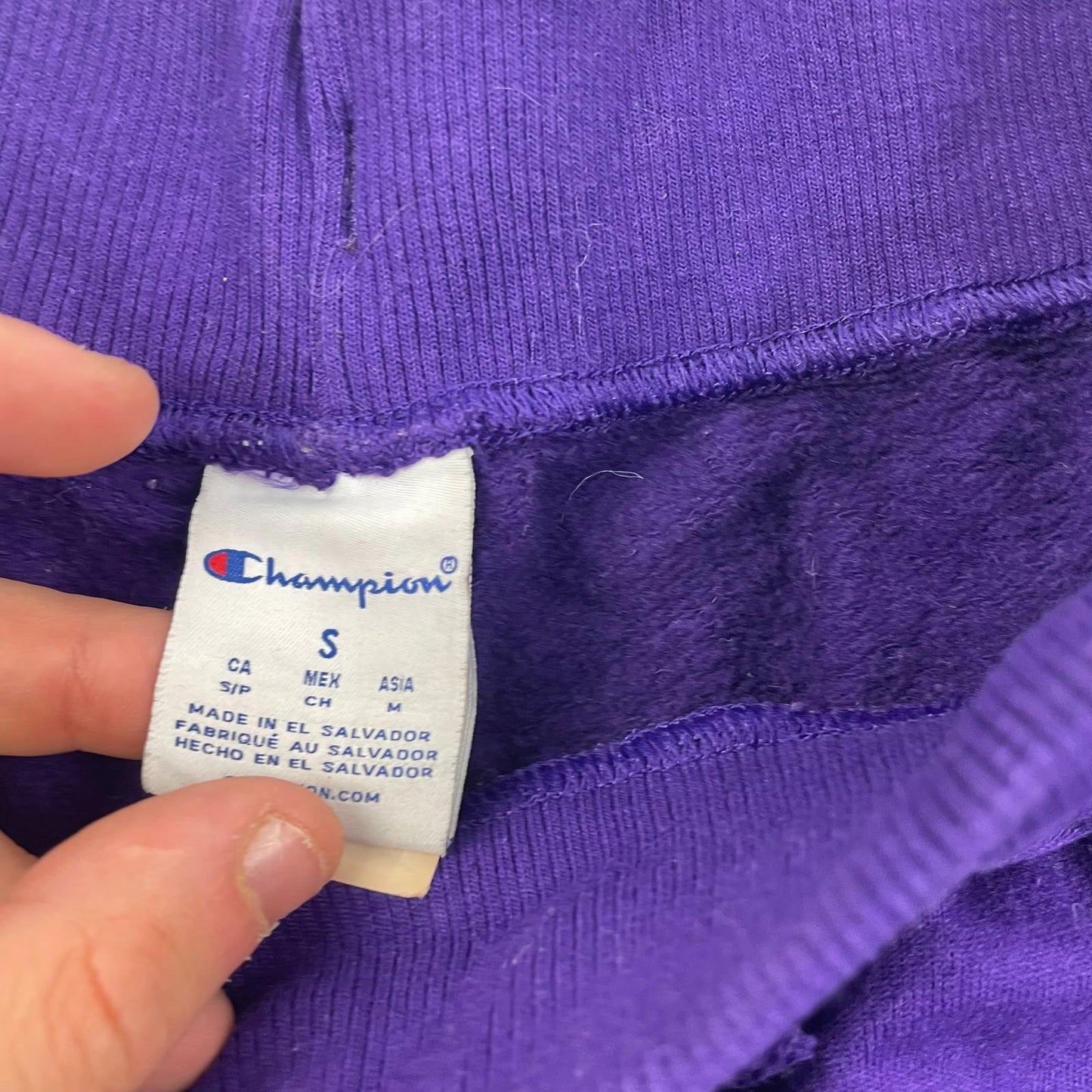Champion Sweatpants Jogger Style Purple Womens Small