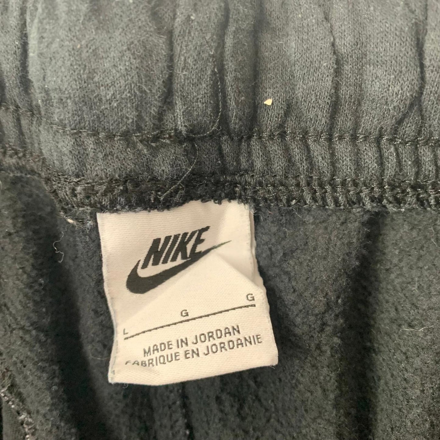 Nike Jogger Sportswear Cuffed Black Trousers Men's L