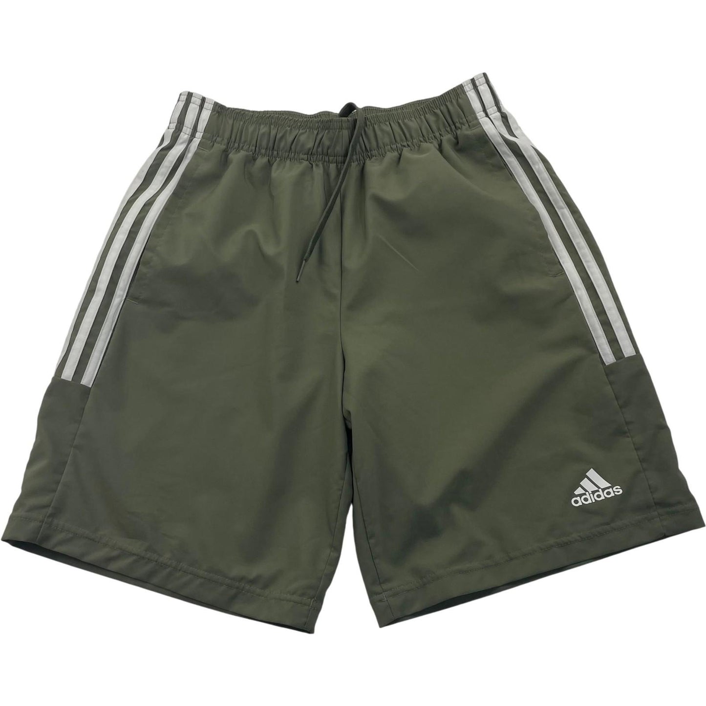 Adidas Men's Athletic Shorts Drawstring Green Classic Style Small