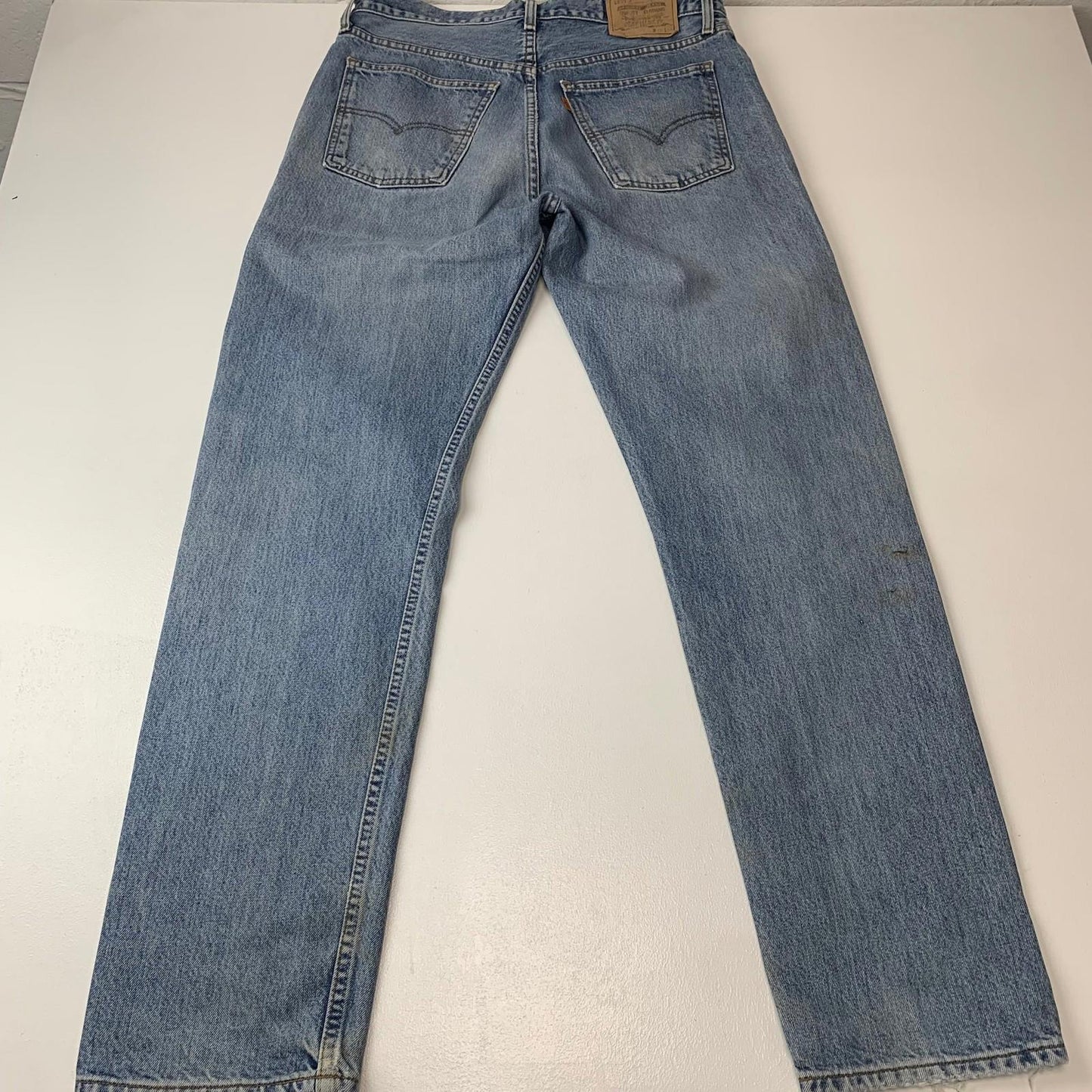 LEVI STRAUSS & CO Jeans Straight Leg Light Wash Denim Mens W36 L34