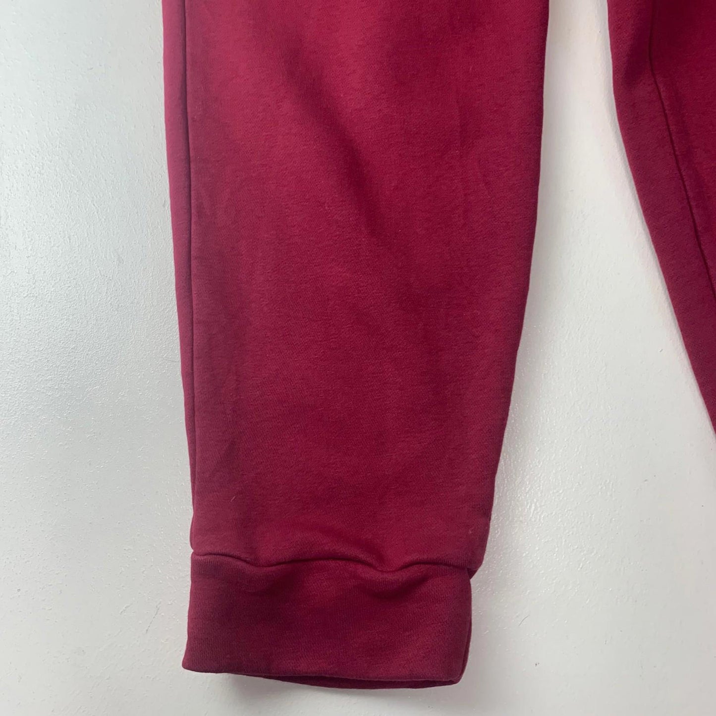 Reebok Activewear Jogger Sweatpants Burgundy Elastic Waist Mens Large