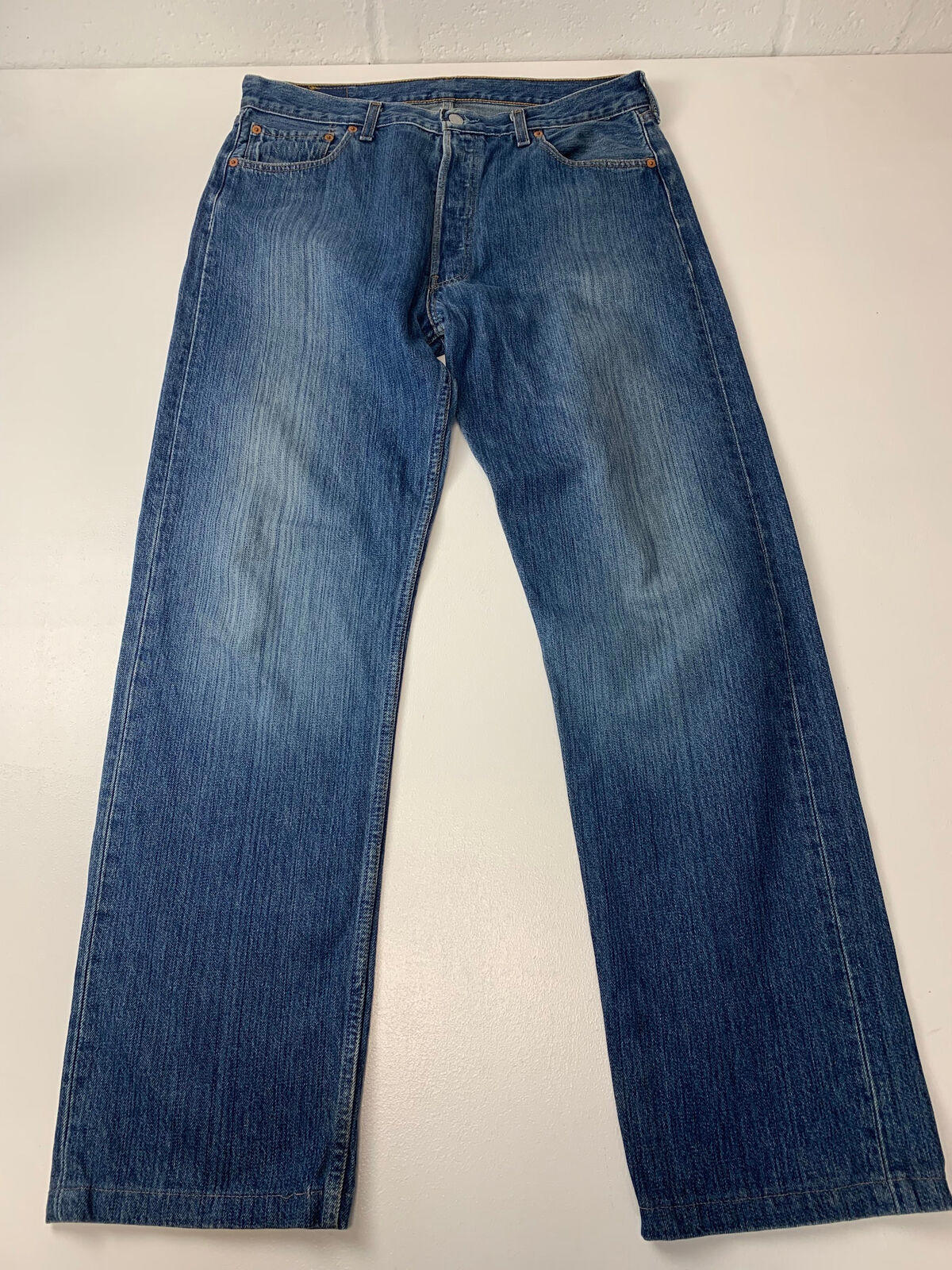 Men’s Vintage LEVIS 501 Jeans / Blue / W36 L32 / Made in Spain