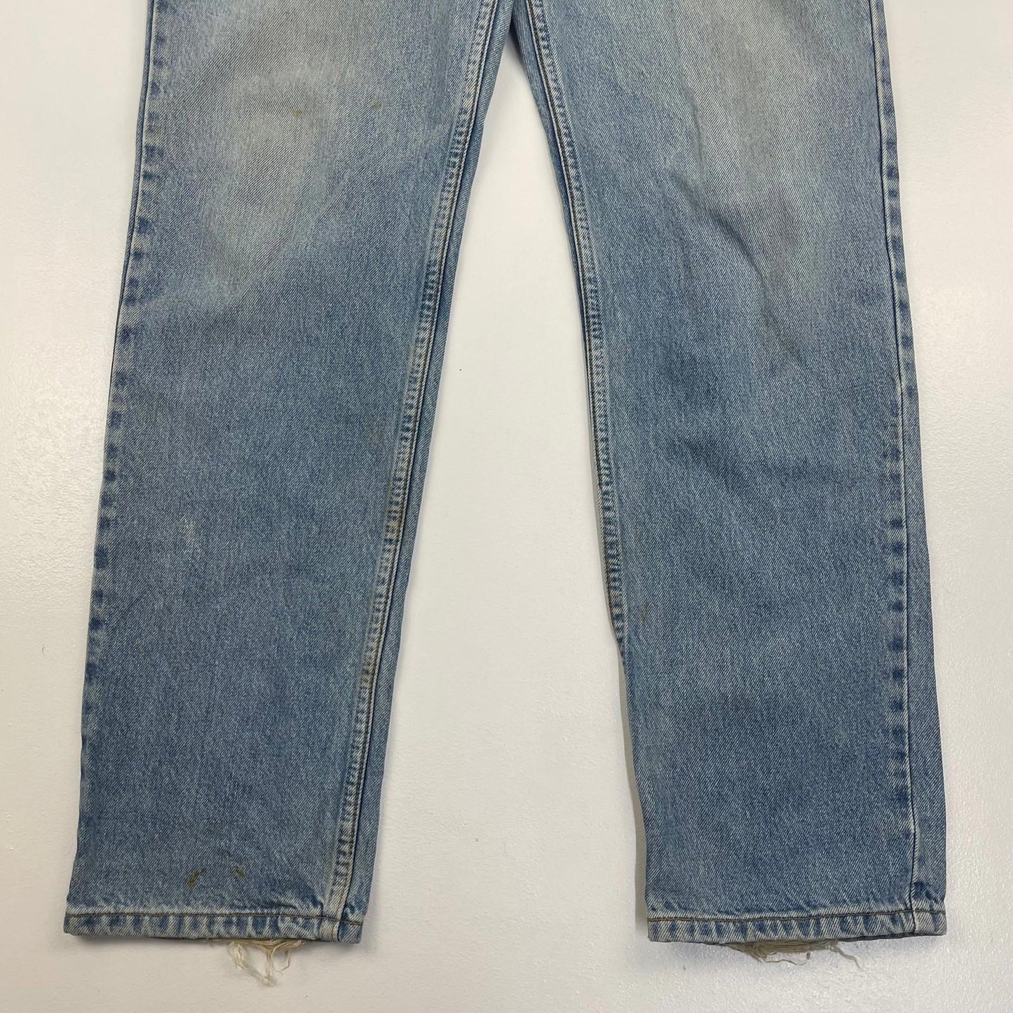 Levi's 501 Original Straight Leg Vintage Washed Denim Jeans Blue Mens W34 X L32