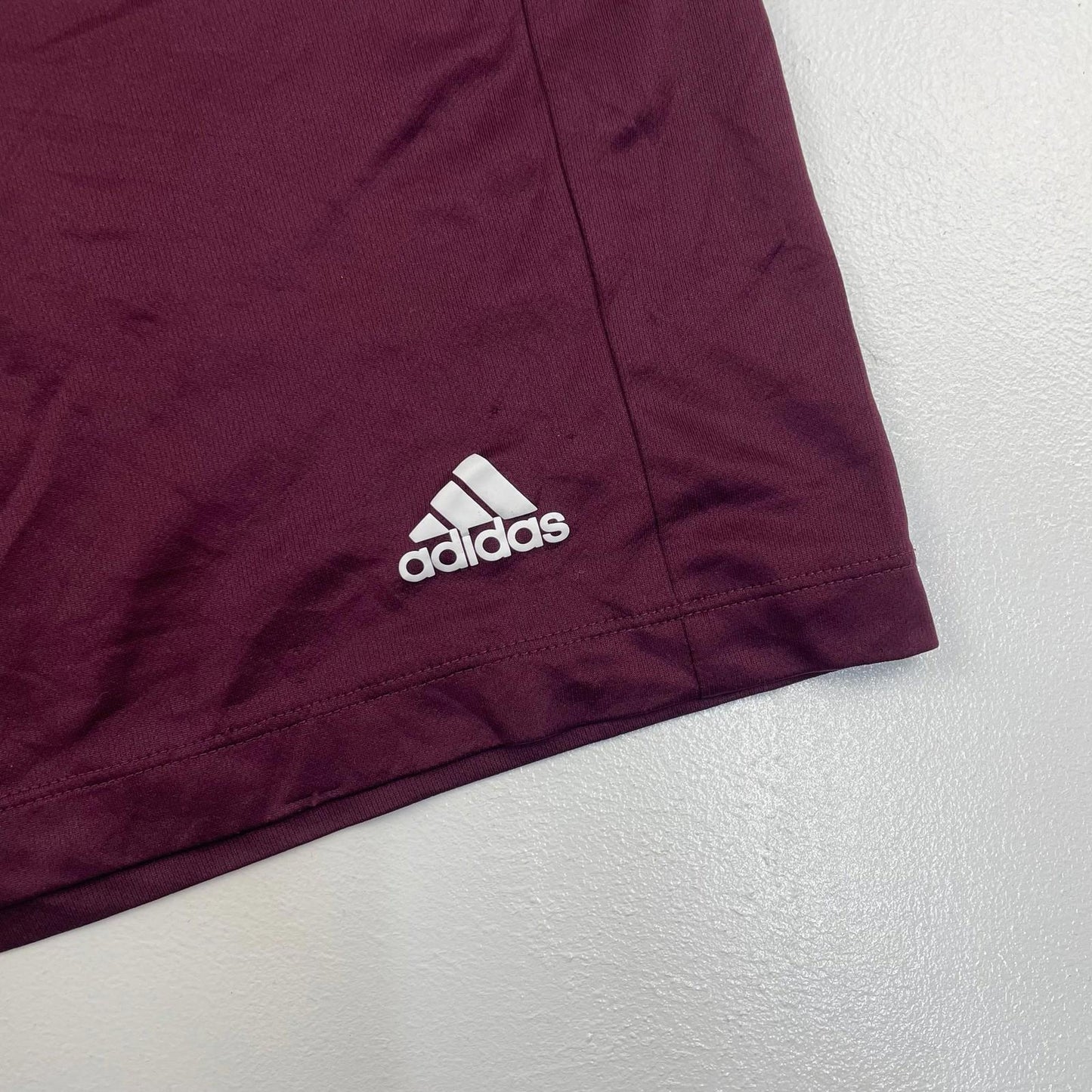 ADIDAS Lacrosse Climalite Shorts Breathable Maroon Mens M