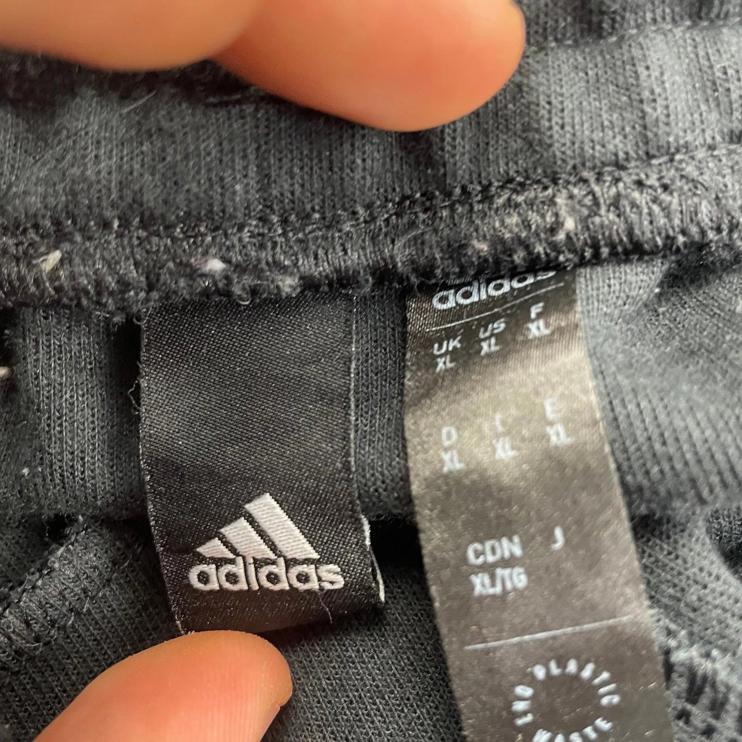 Adidas Athletic Activewear Shorts Black Striped Men's XL UK
