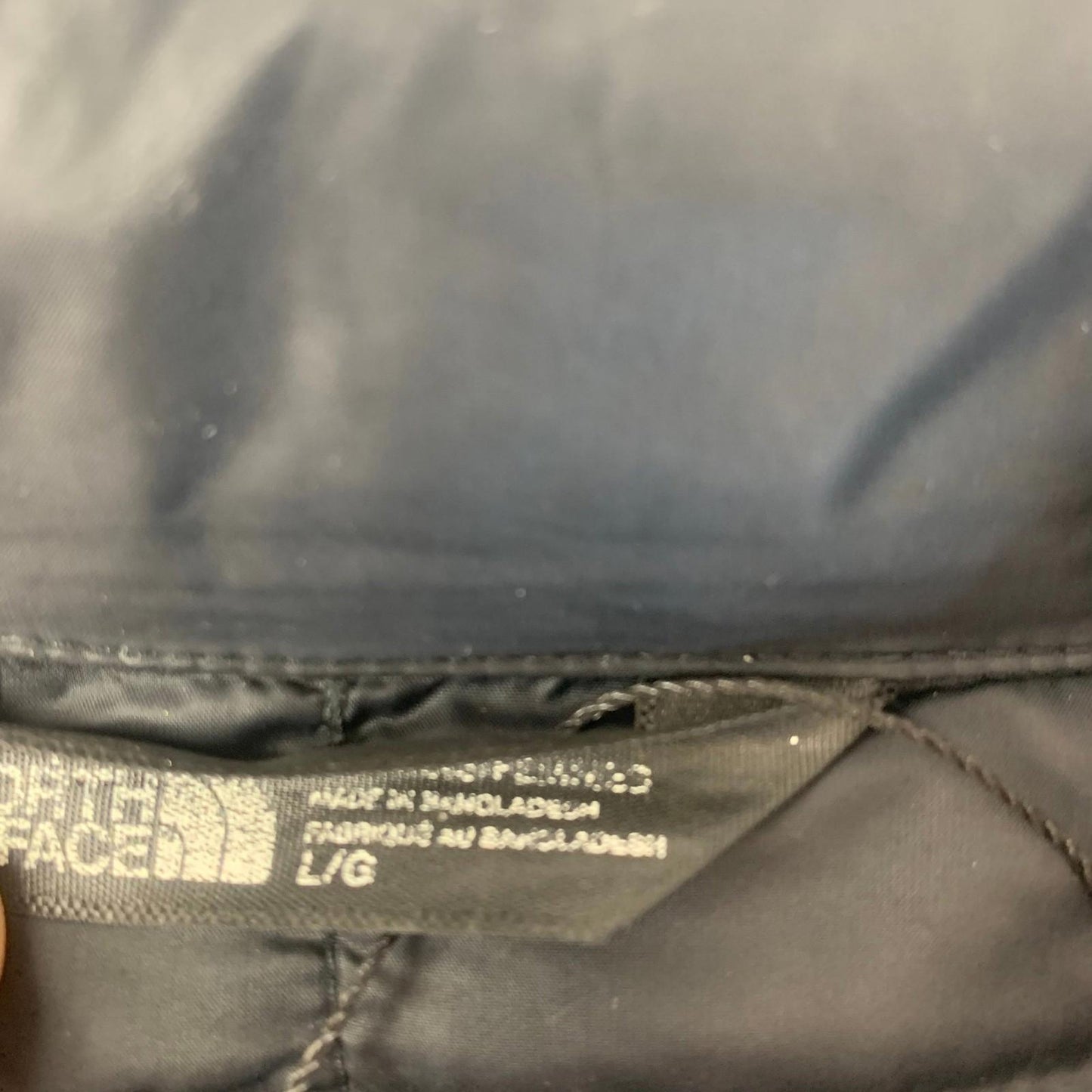 The North Face Thermoball Puffer Jacket Quilted Black Womens Large