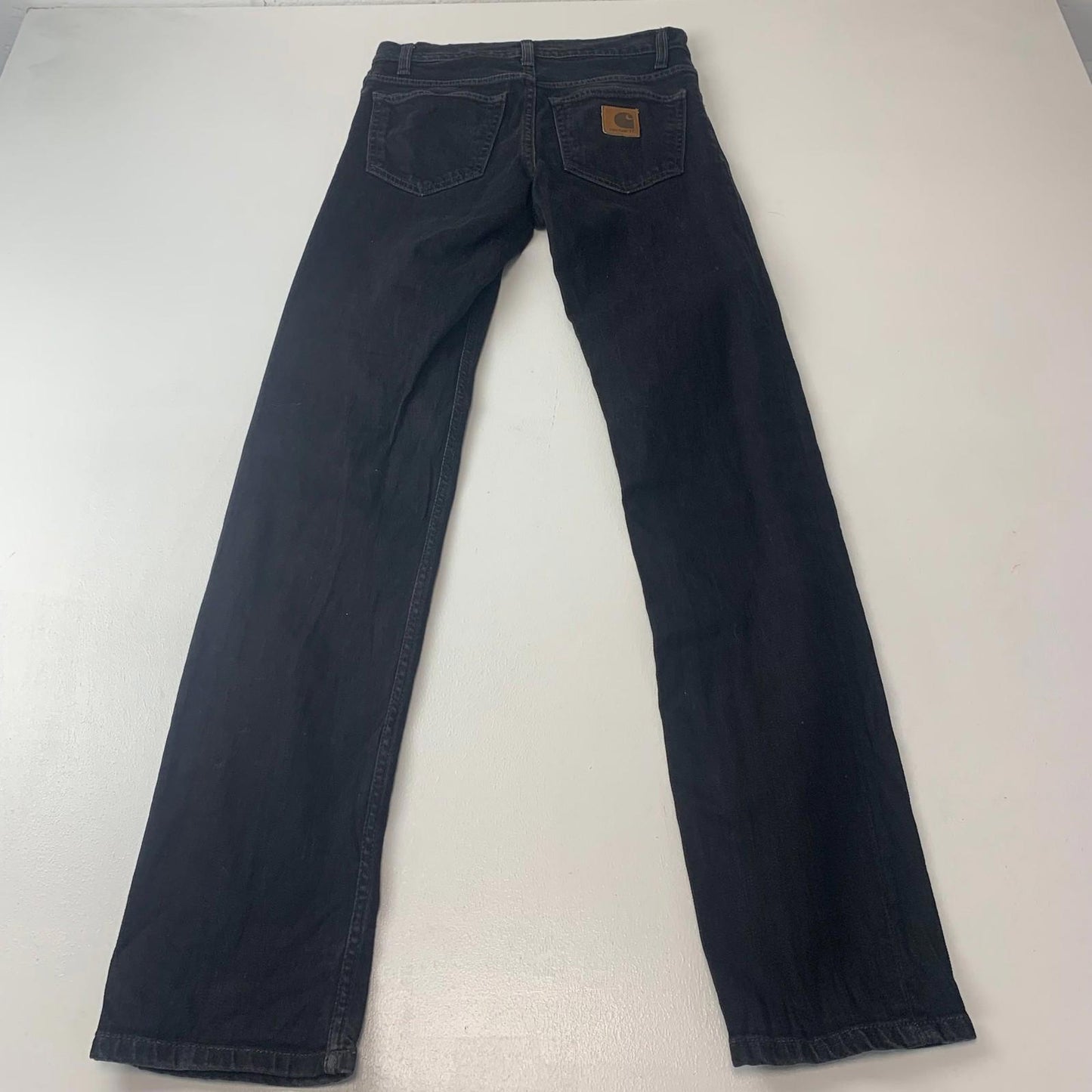 Carhartt Sonic Pant Wide-Leg Denim Black Womens 26 x 32