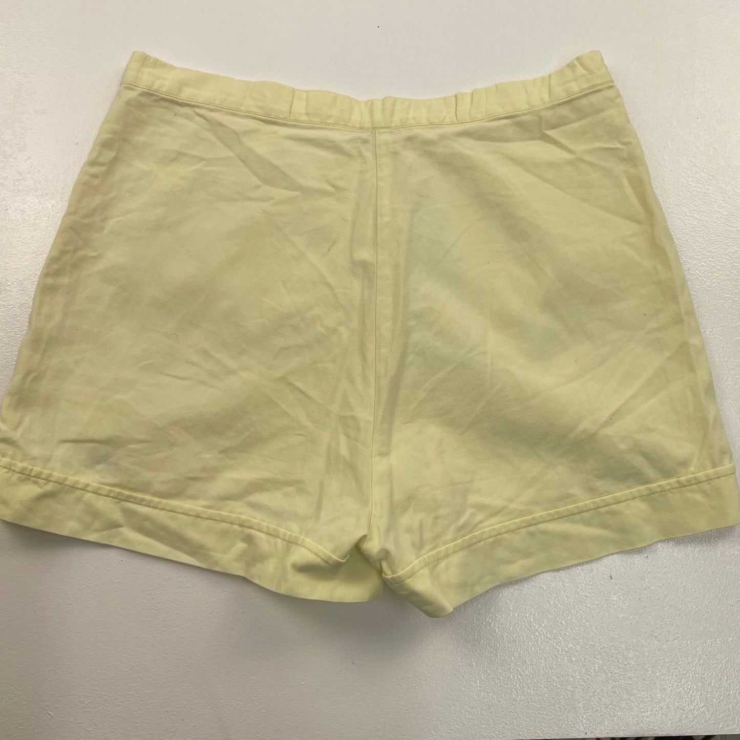 FILA Button Up Sport Shorts Casual Yellow Women Size GB 10