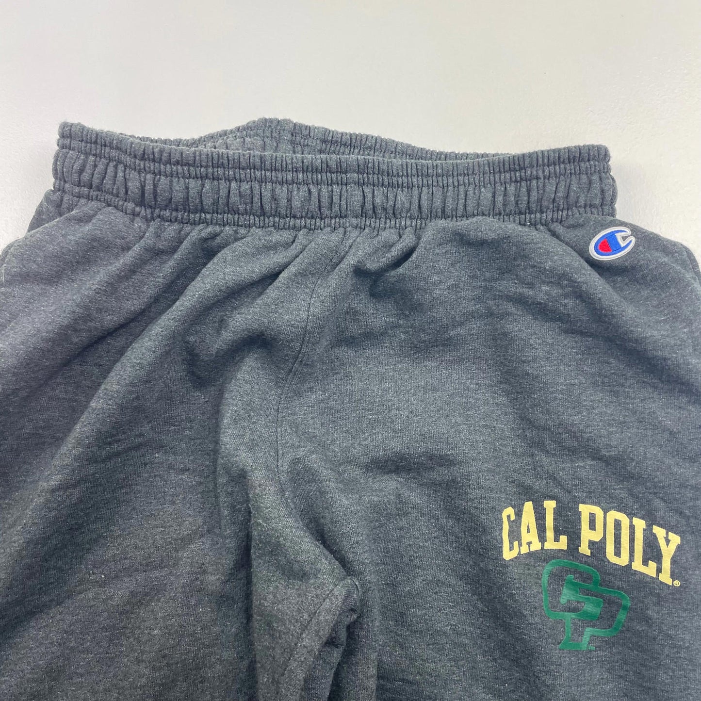 Mens CHAMPION Dark Grey USA Cal Poly Joggers , NFL , Size Medium