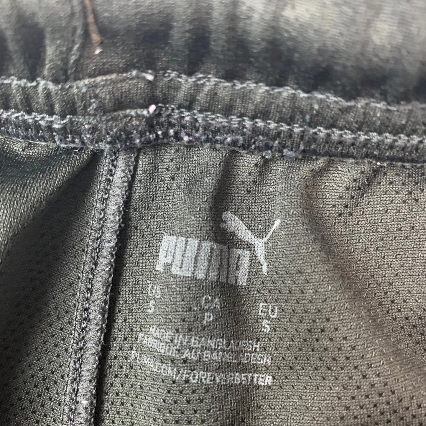 PUMA Athletic Shorts Wigan Athletic Embroidered Logo Black Mens S