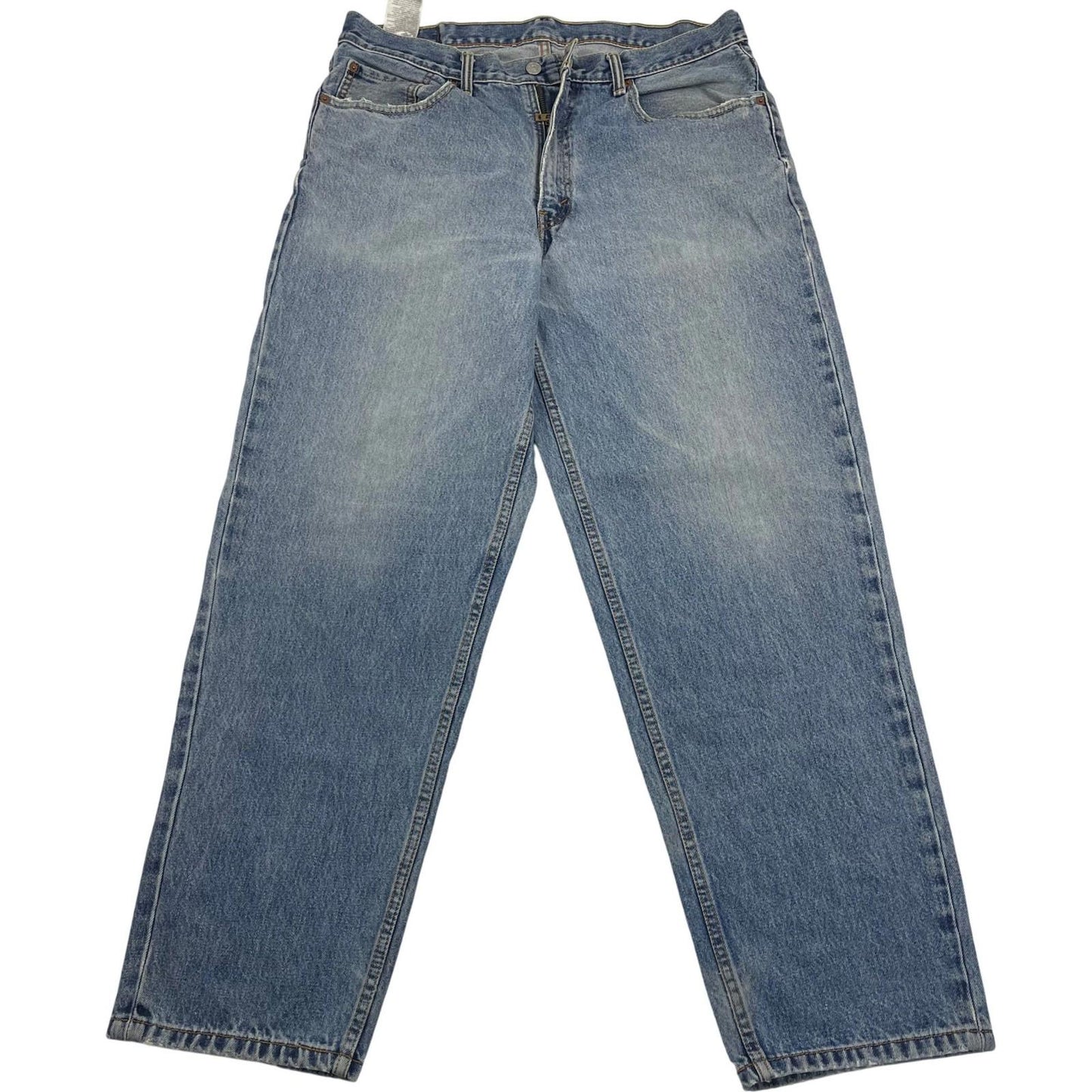 LEVI'S 560 Comfort Fit Jeans Distressed Vintage Blue Denim Mens W36 L32