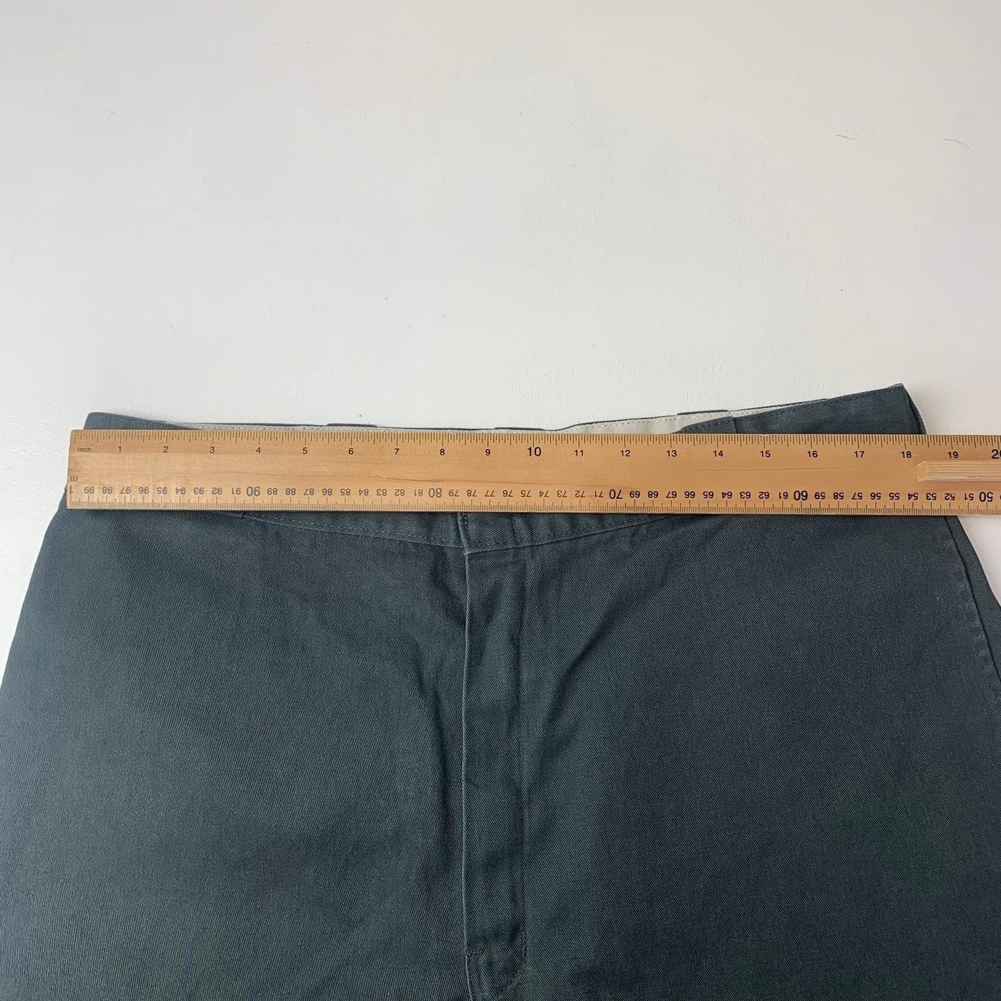 Dickies Loose Fit Shorts Workwear Frayed Hem Grey Mens Size W38
