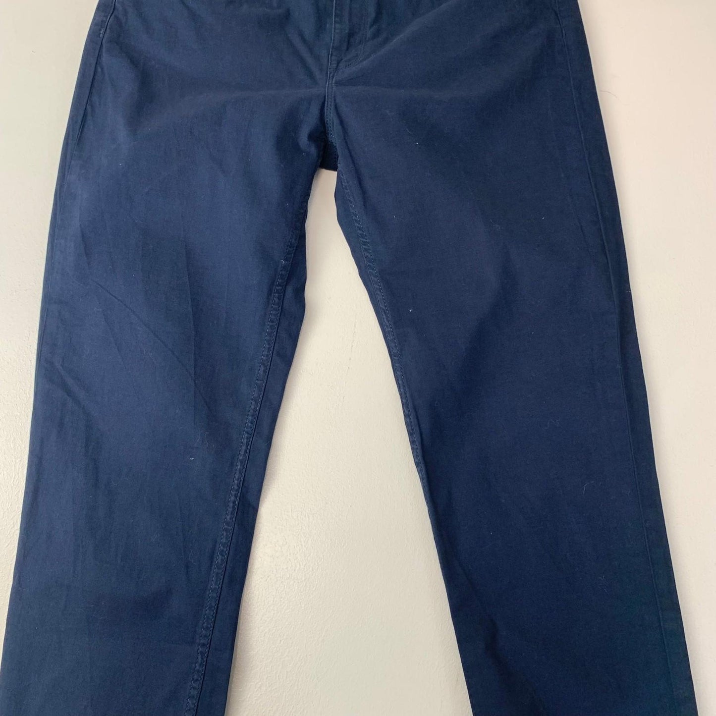 Tommy Hilfiger Straight Leg Trousers Classic Blue Denim Women UK 10