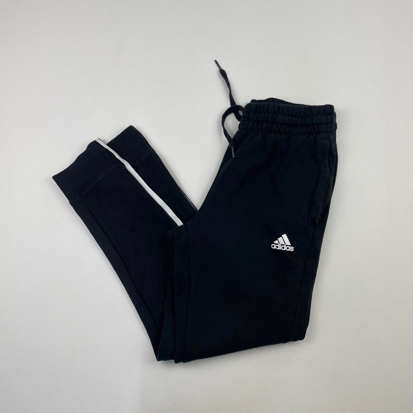 Mens ADIDAS Black Joggers , Sweatpants , Size Small