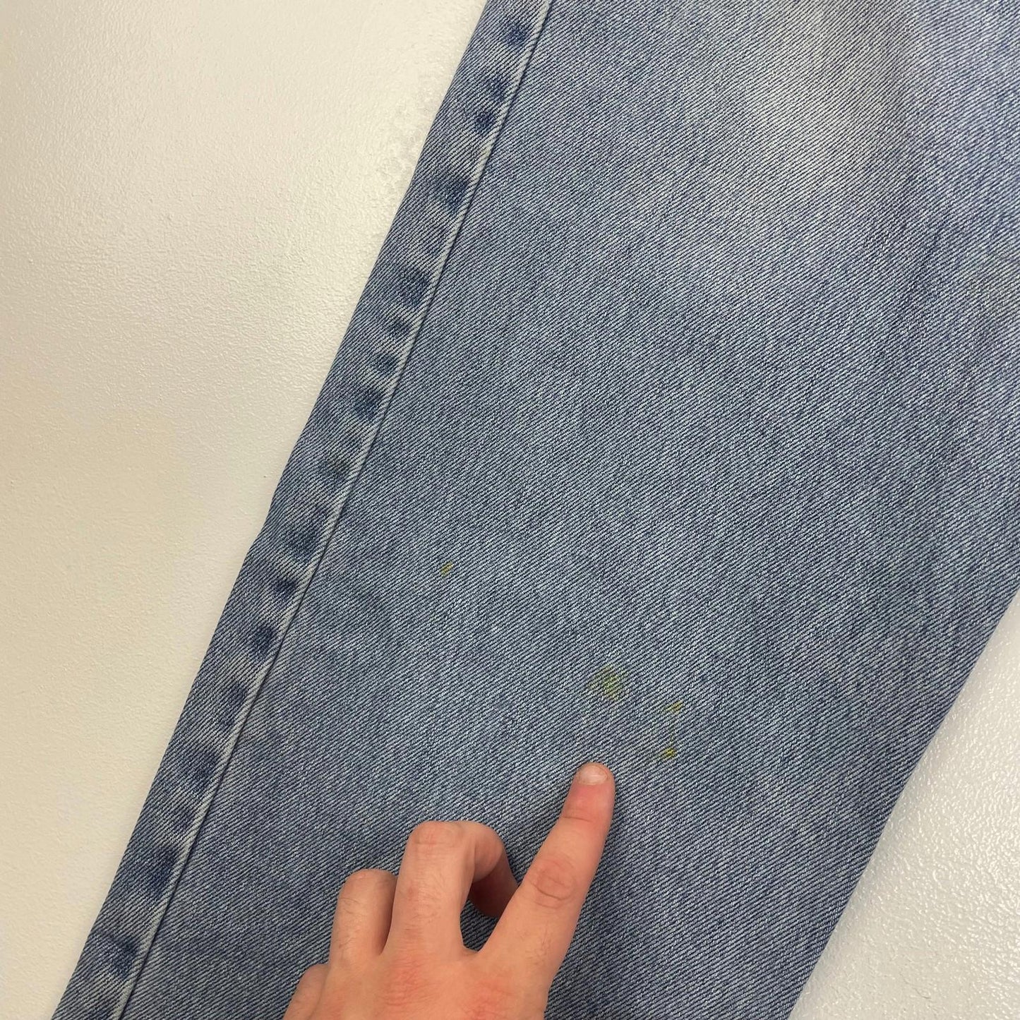 LEVI'S 550 RELAXED FIT Vintage Denim Jeans Mid 90s Blue Mens 38x32