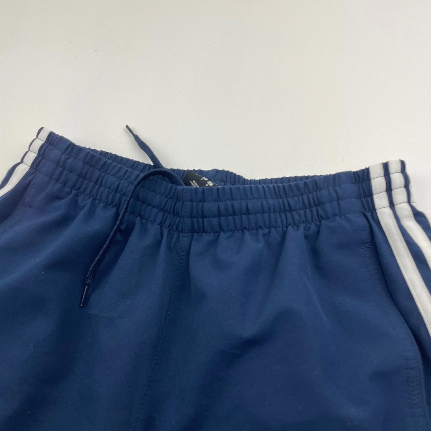 Adidas Climalite Activewear Shorts 3-Stripes Navy Blue Men UK S