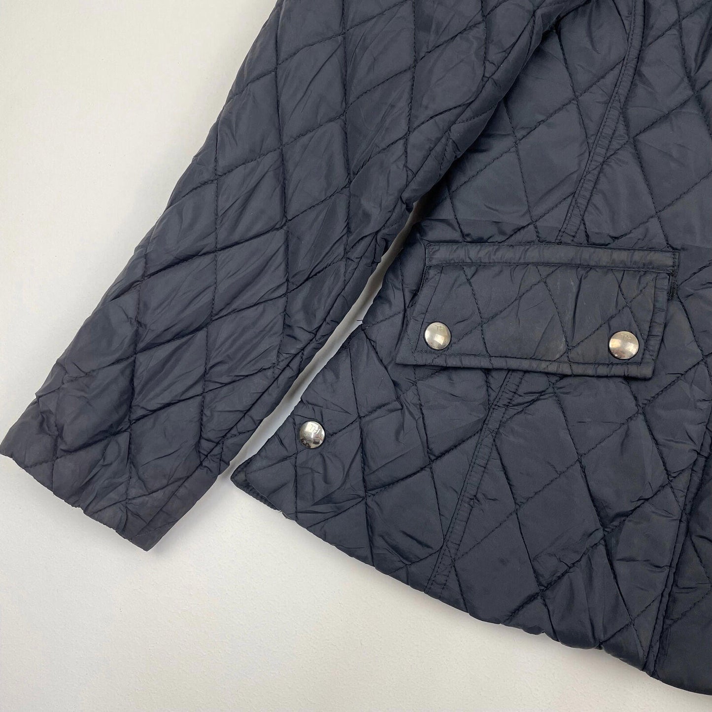 Women’s TOMMY HILFIGER Black Quilted Jacket , Size Small