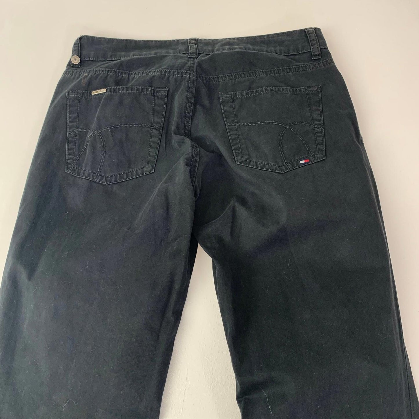 Tommy Hilfiger Cameron Bootcut Trousers Black Women UK 6