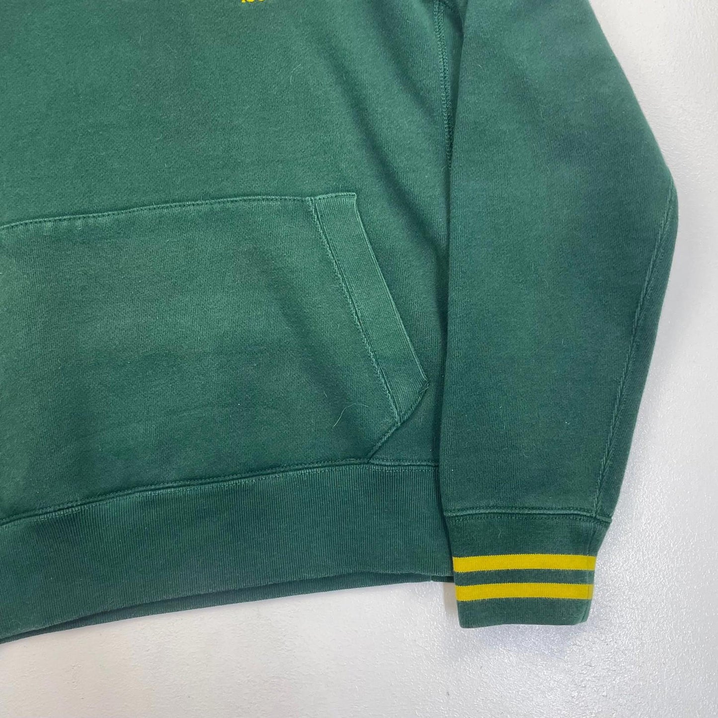 Polo Ralph Lauren Hoodie Pullover Green Logo Embroidered Women M