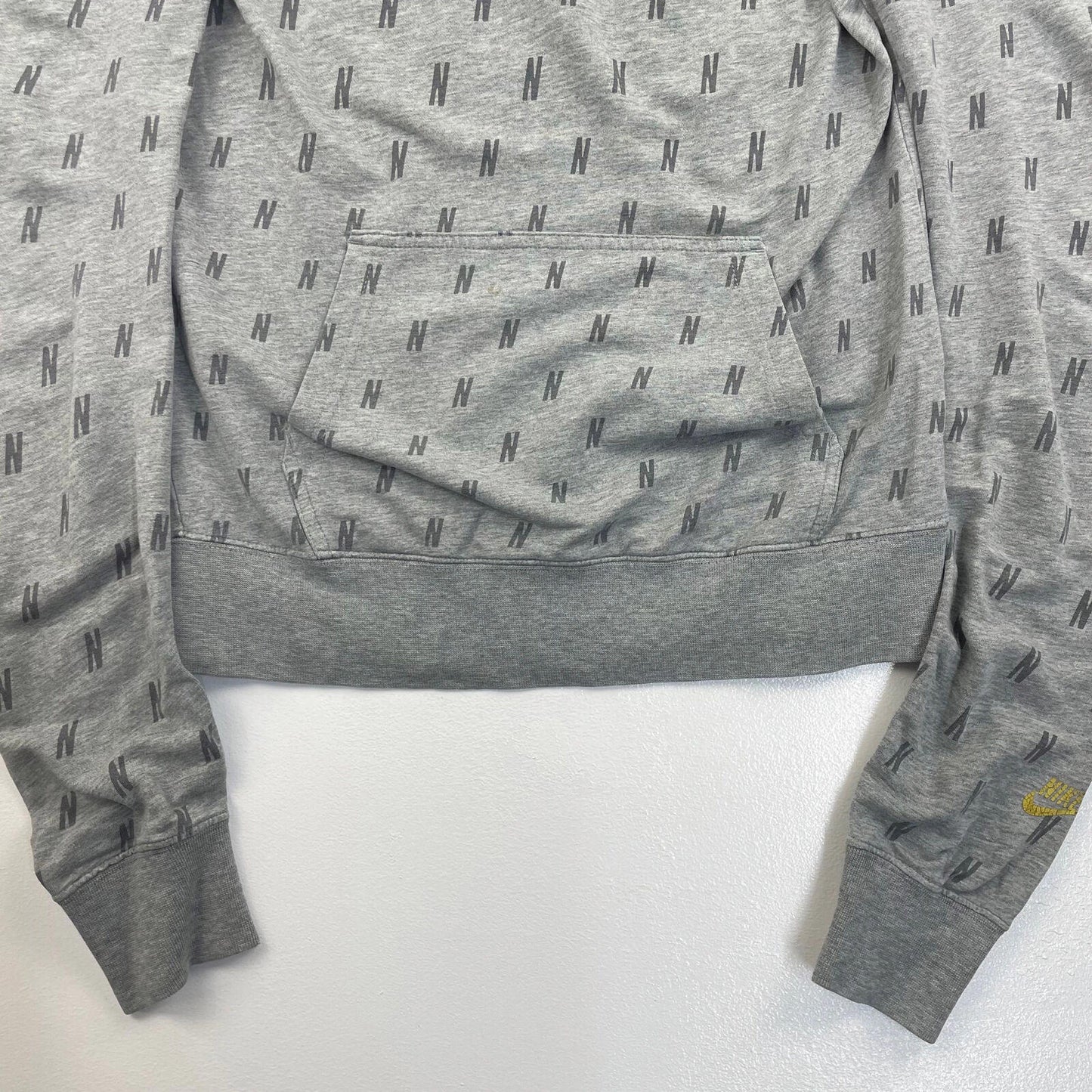 Women’s NIKE Grey 1/4 Zip Hoodie , Size M 12-14