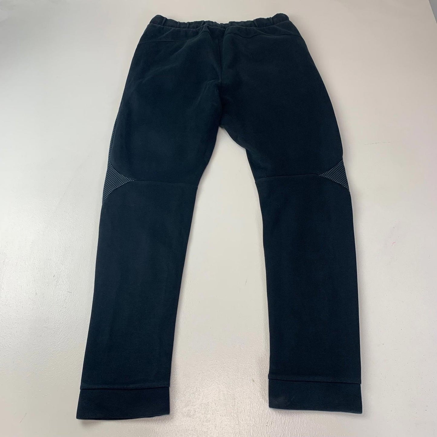 Puma Jogger Track Pants Breathable Mesh Black Mens Medium