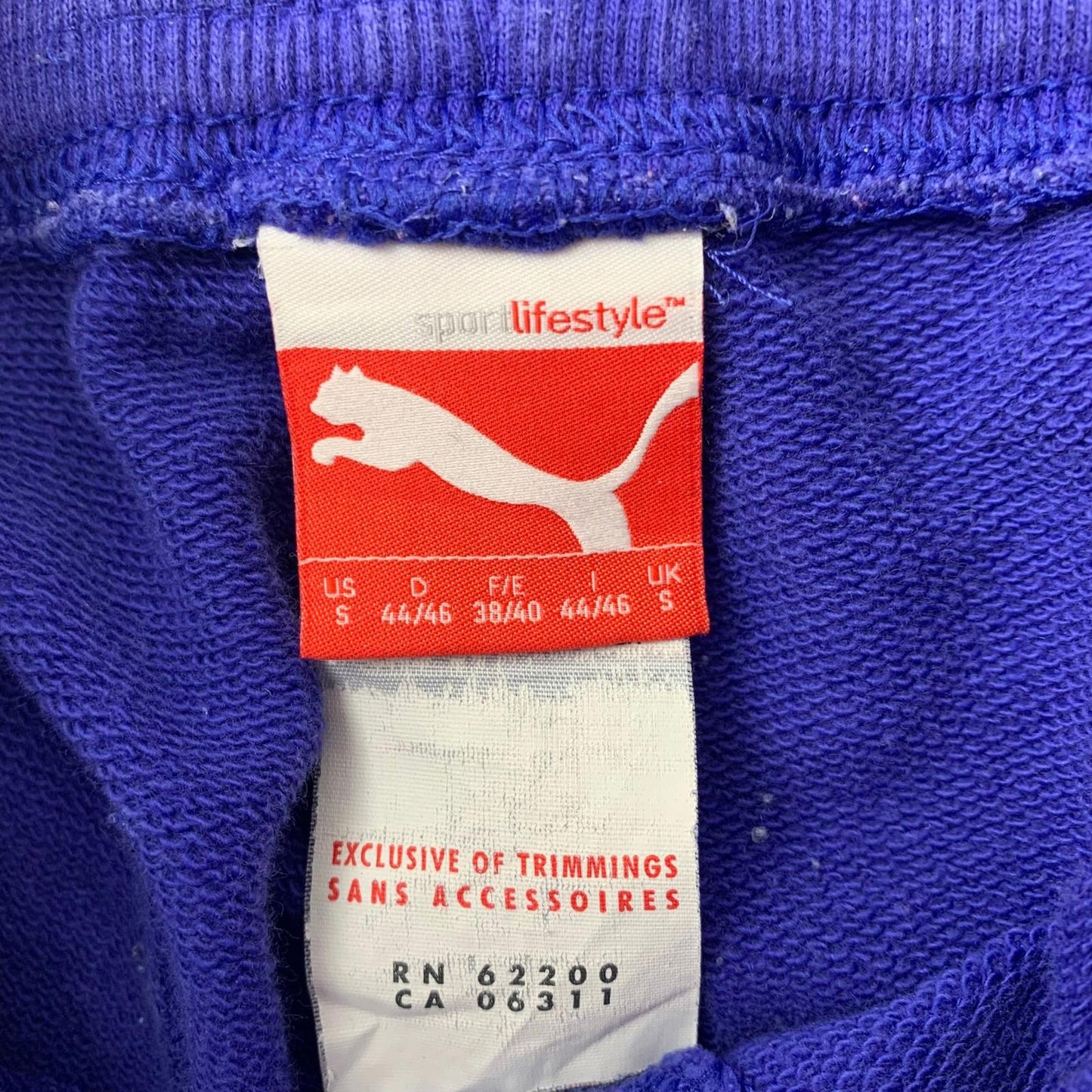 PUMA Sweatpants Joggers Casual Comfy Drawstring Blue Women S