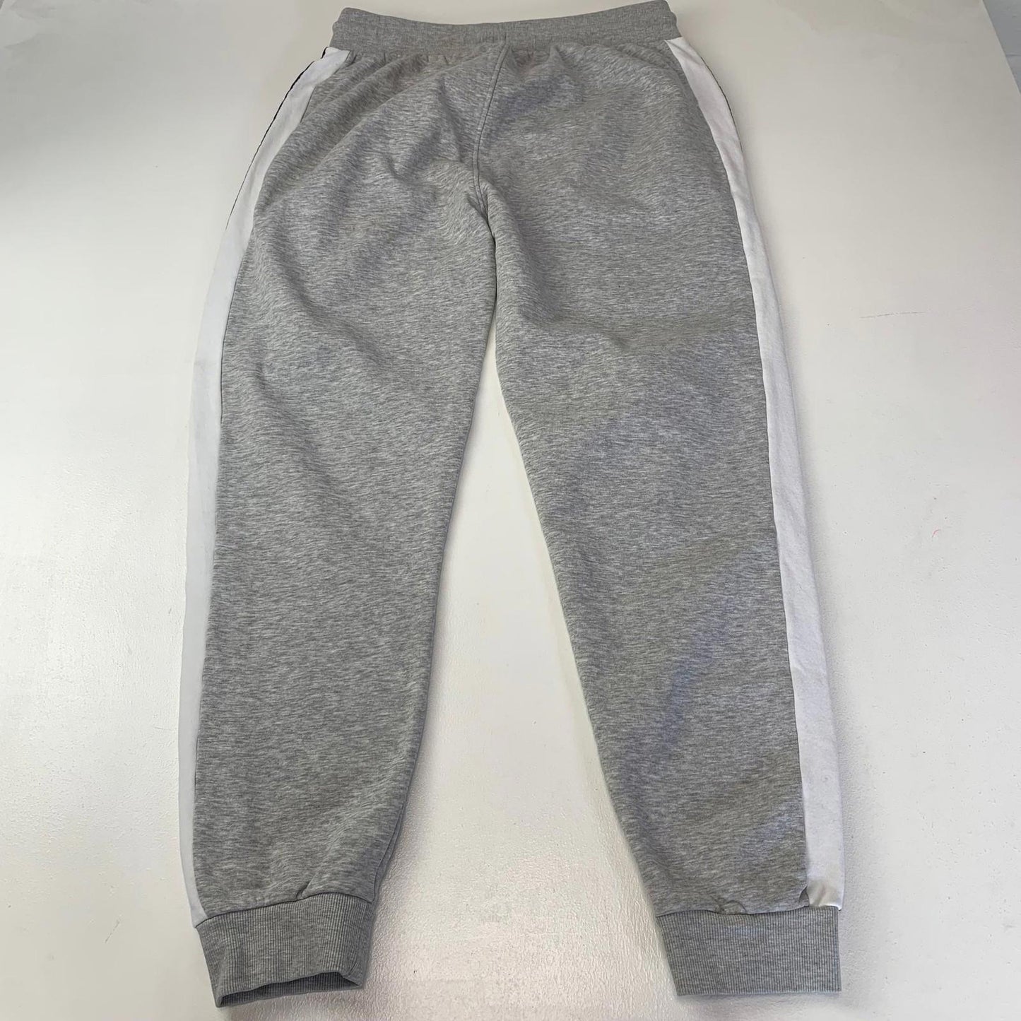 FILA Jogger Trousers Side Stripe Logo Grey Mens Large