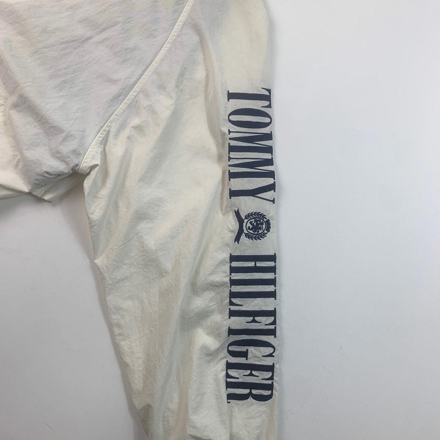 Men’s Vintage TOMMY HILFIGER Sailing Jacket / 90’s / Off White / Small / Spellou