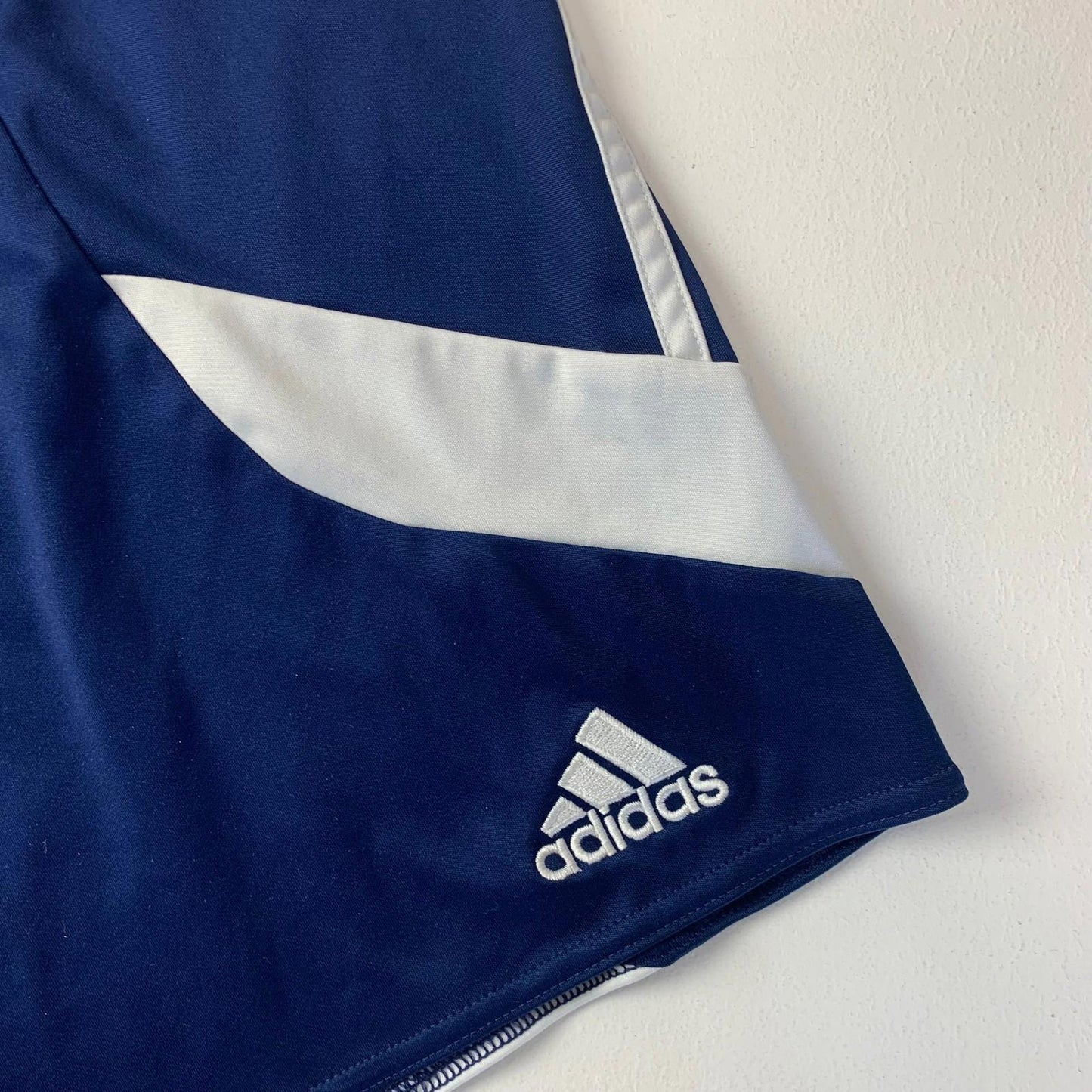 Adidas Climalite Athletic Shorts Navy White Mens XL
