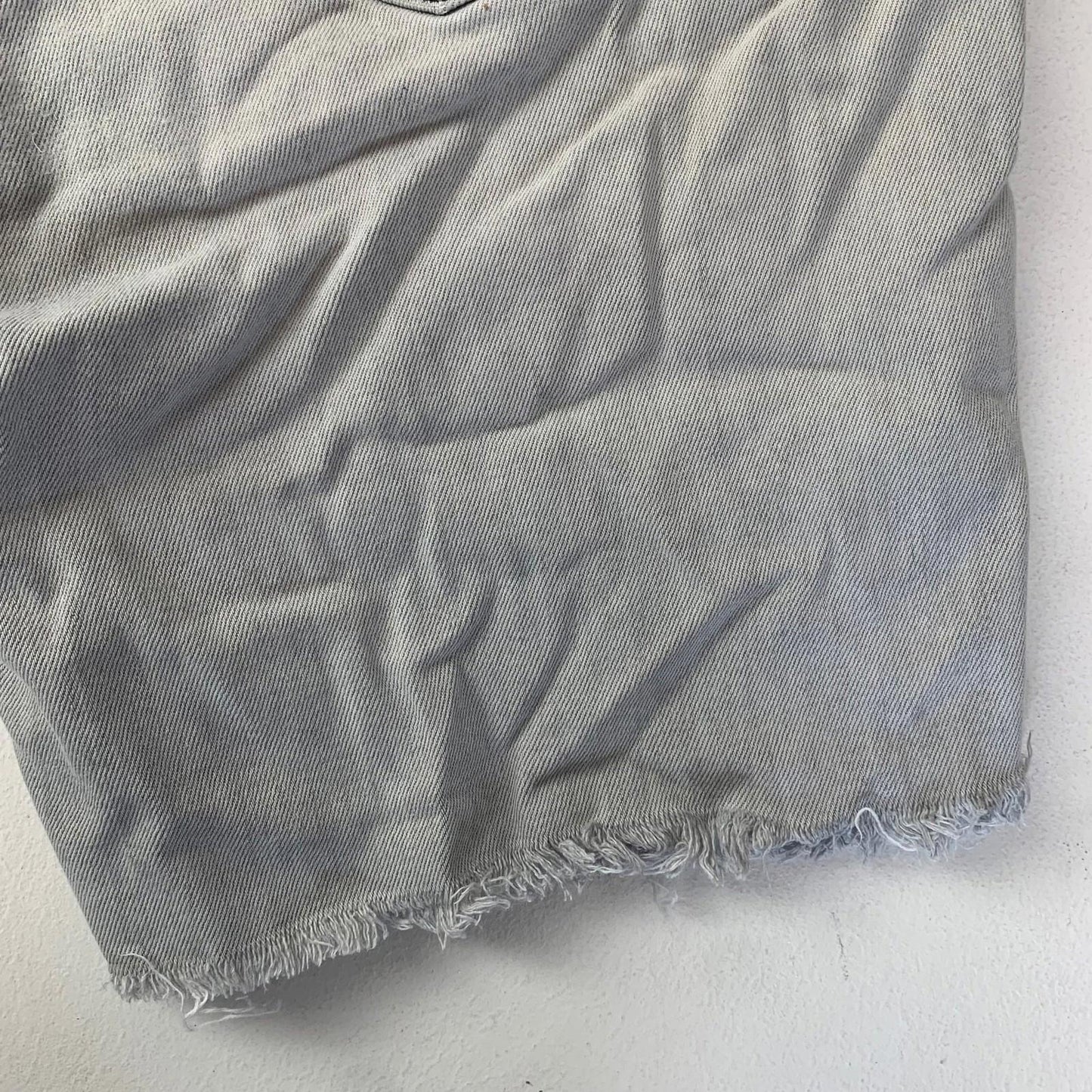 Tommy Hilfiger Denim Cut-Off Casual Grey Shorts Women Size 30