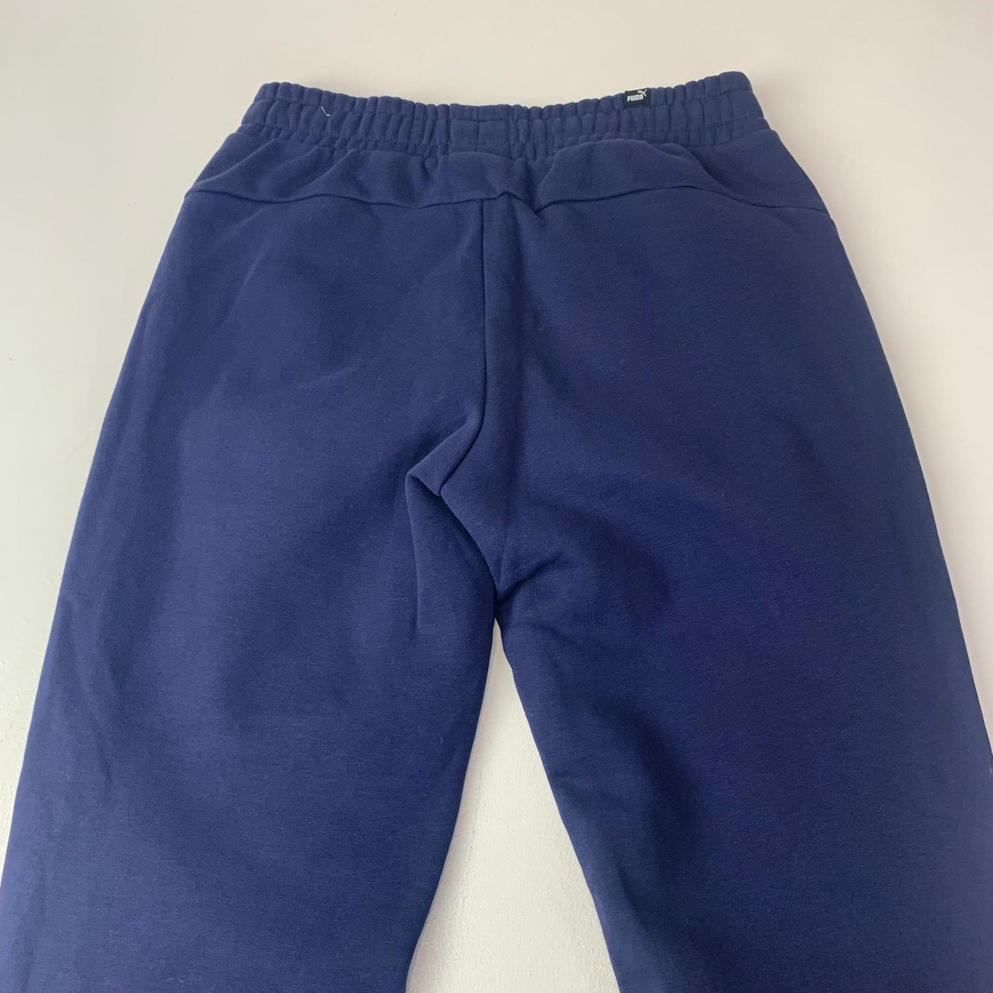 PUMA Sweatpants Jogger Style Elastic Waist Blue Men's Small