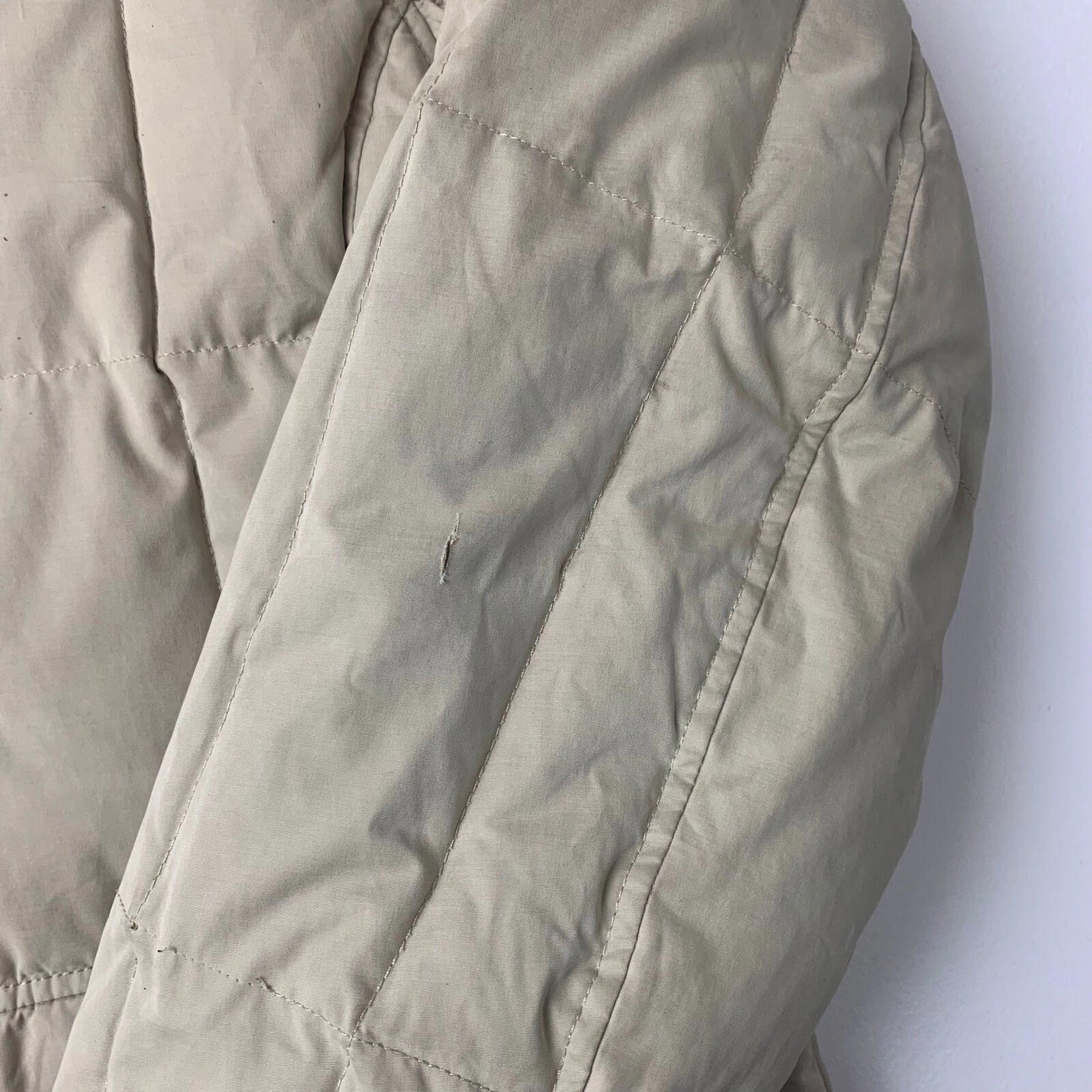 Women’s INVICTA Down Puffer Coat / Winter Jacket / Beige / Medium-Large