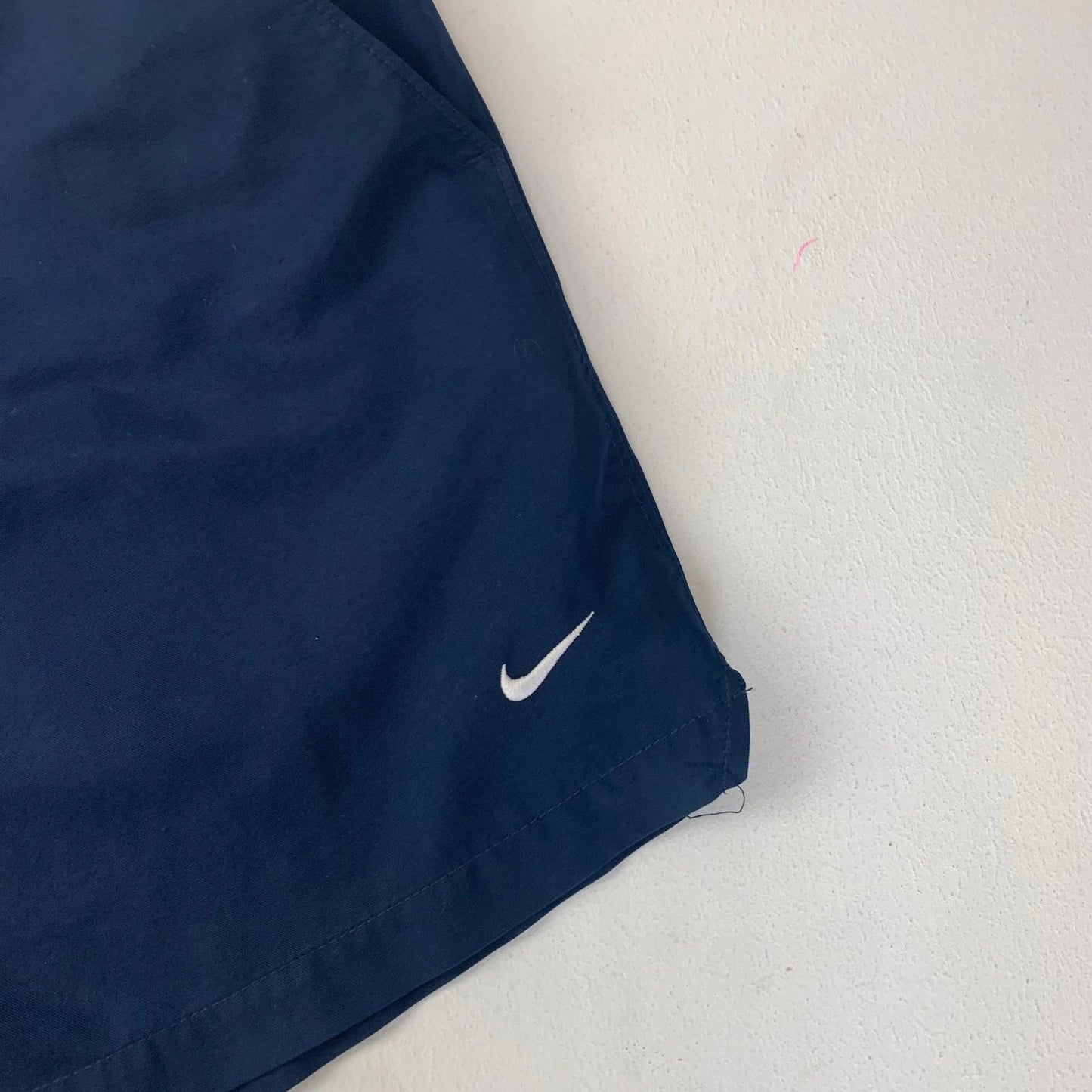 Nike Activewear Shorts Elastic Waist Vintage 90s Navy Mens S