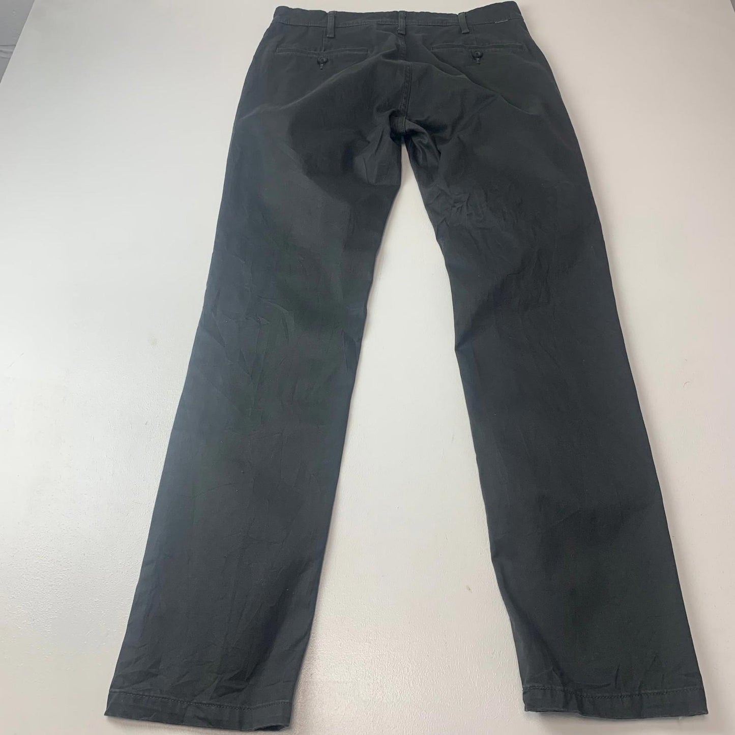 Levi Strauss & Co Chino Trousers Regular Fit Dark Grey Mens Label Size 32"