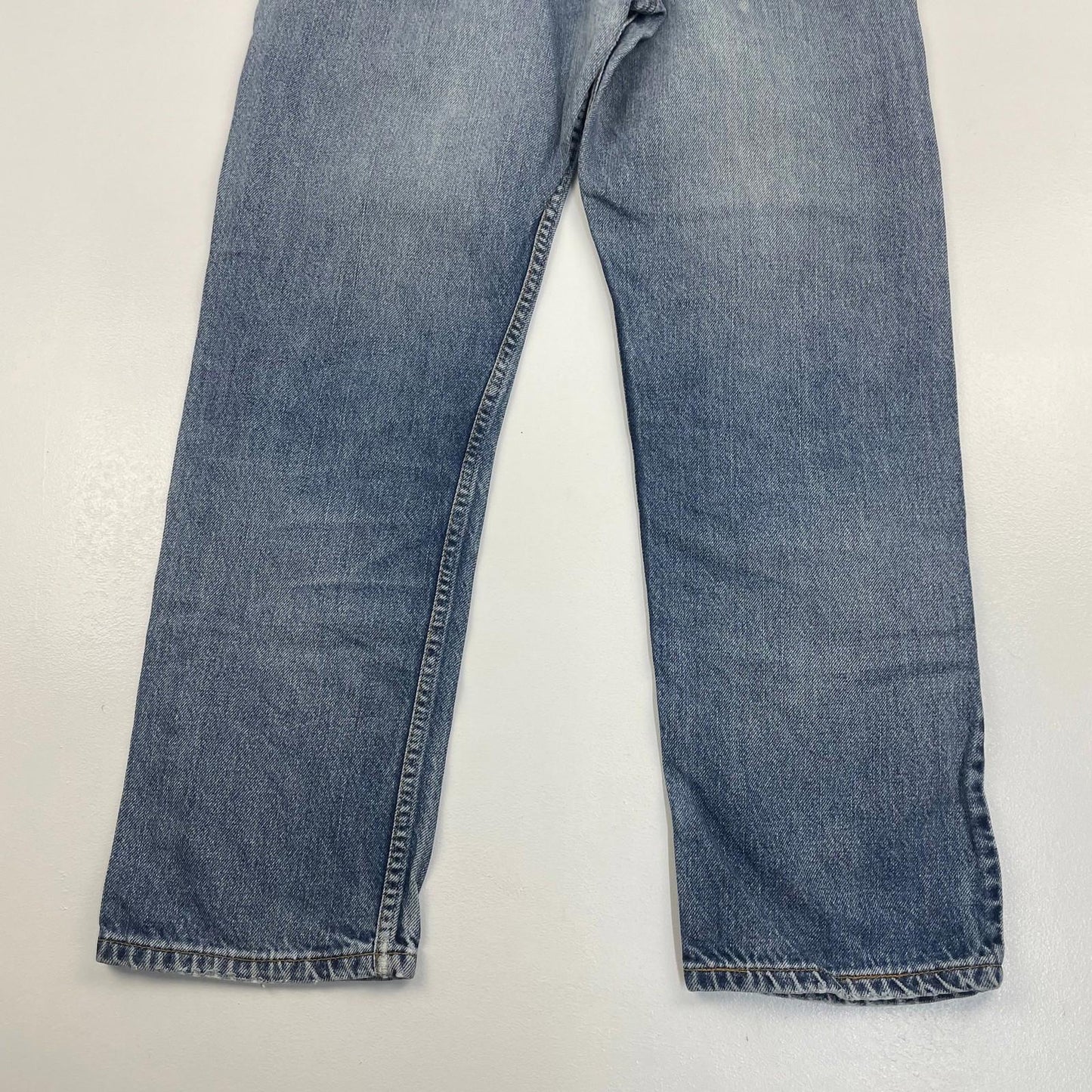 LEVI'S 505 Jeans Regular Fit Classic Stonewashed Denim Blue Mens W31 L30