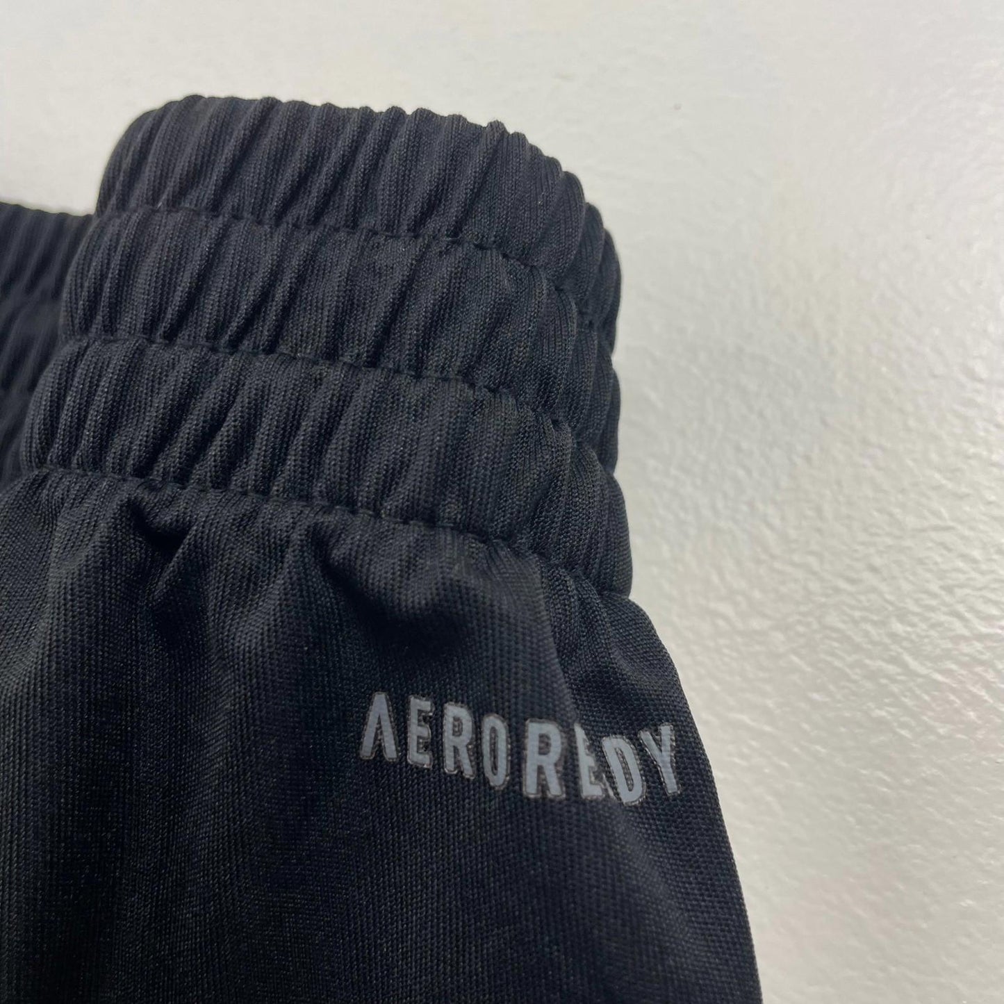 Adidas Aeroready Athletic Shorts Black White XL Boys XL